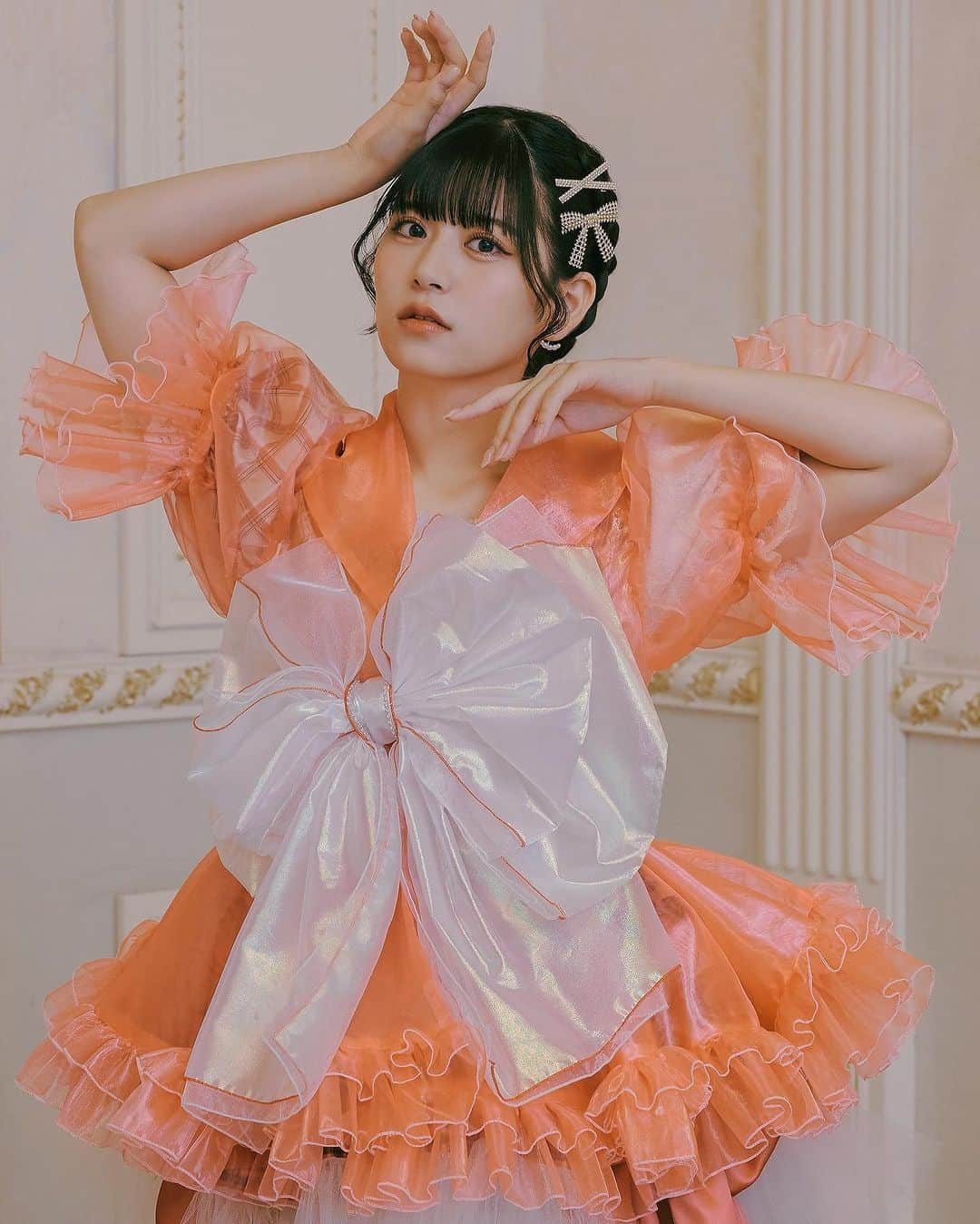 FRUITS ZIPPERさんのインスタグラム写真 - (FRUITS ZIPPERInstagram)「アーティスト写真解禁  ❤️Amane Tsukiashi❤️ @am1026_official   Creative Collaborator: （株）WONDERSTYLE @wonderstyle_costume  Producer: Misa Kimura @misaxmas  Art Director: Yuko Takayama(yenter) @yuko__takayama  Posing directior: KANNA @kanna_39  Photographer: Shuhei Tsunekawa @shuhei_tsunekawa  Make Up: YOUCA @youca1220  Hair: MiKi MASUE @mikimasue_hair__   #ふるっぱー #FRUITSZIPPER」10月29日 21時58分 - fruits_zipper