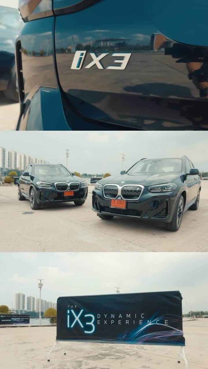 BMW Thailandのインスタグラム：「สัมผัสระบบช่วงล่างอัจฉริยะ Adaptive M Suspension ของ THE iX3 ที่คุณสามารถปรับได้ทั้งแบบอิสระและแบบอัตโนมัติ เพื่อตอบโจทย์ทุกการใช้งานมากยิ่งขึ้นกว่าเดิม​ ​ #BMW #BMWTH #JOYisBMW #สุนทรียภาพแห่งการขับขี่​ #THEiX3 #ConnectedDrive #100PERCENTELECTRIC​」