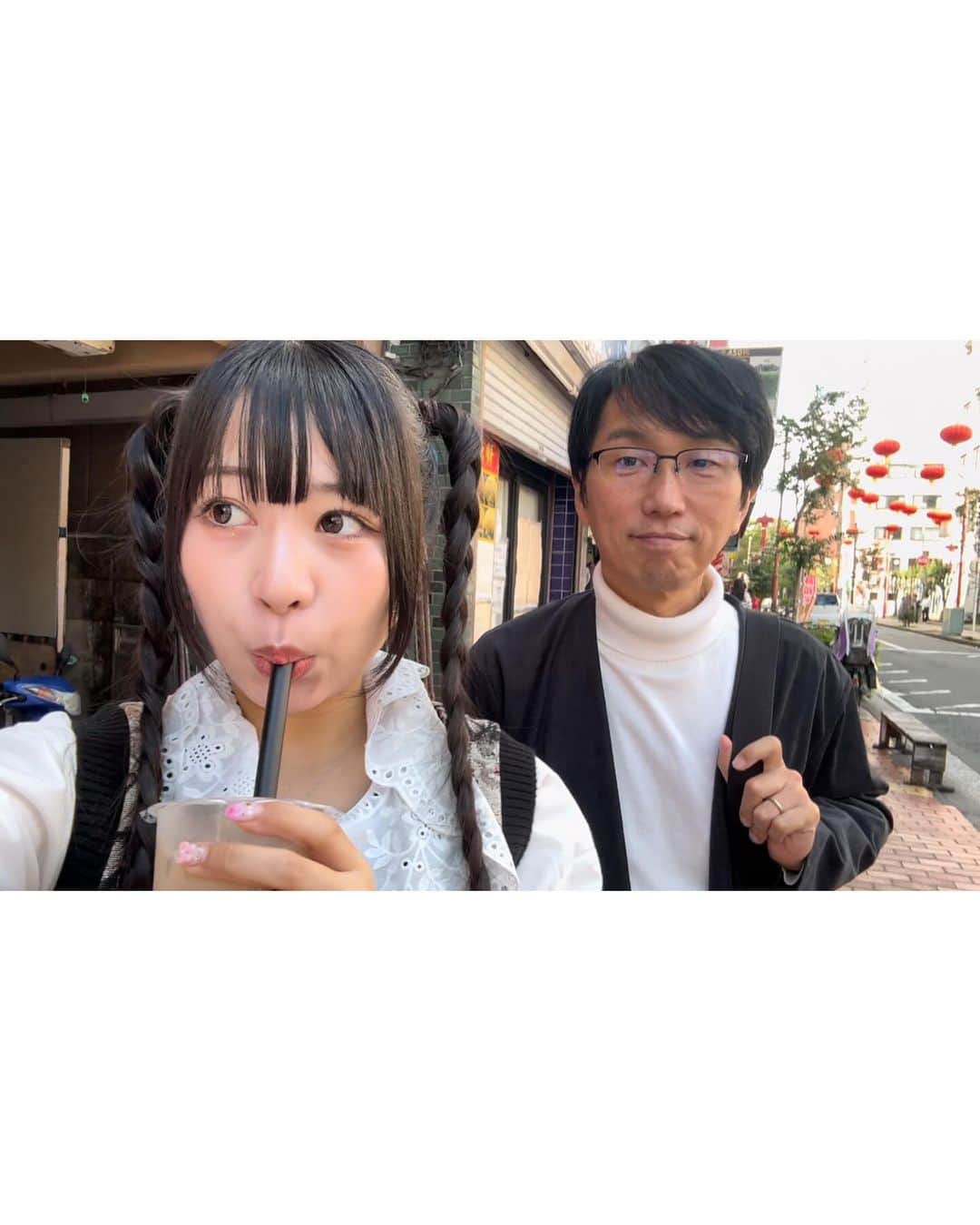 幸巴さんのインスタグラム写真 - (幸巴Instagram)「みっちゃんと横浜デート💓 中華街で食べ歩きしたー！おいちぃたん🥰 YouTubeあがるの楽しみにしててね！  #ともえとみっちゃん  #年の差27歳夫婦  #元アイドルと元ヲタク  #幸巴  #夫婦の日常」10月29日 15時48分 - _tomoe_0722