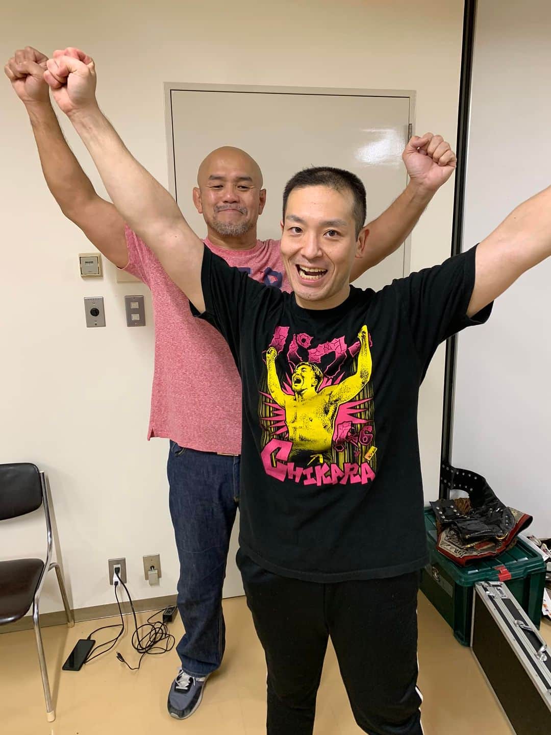秋山準のインスタグラム：「大森ウータンフェスタ主催のみなさん、ご観戦頂いたみなさん、ありがとうございました！  パワー！！」