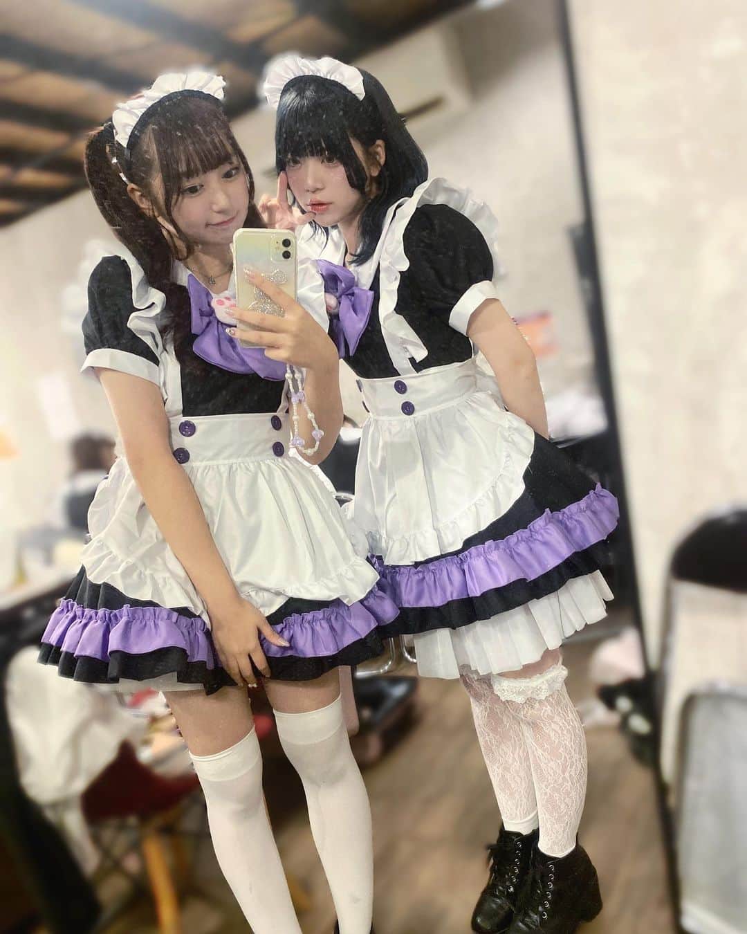町田穂花のインスタグラム：「. 駄メイドでも許してくれる？？   #メイド #メイド服 #メイドコスプレ #ハロウィン #ハロウィンコスプレ #ハロウィン🎃 #まちほの #ツインテール #ツインテール女子 #ツインテールアレンジ  #twintail #自撮り女子 #happyhalloween #Halloween #japaneseidol #japanesegirl #me  #fashiongram #Instagood」