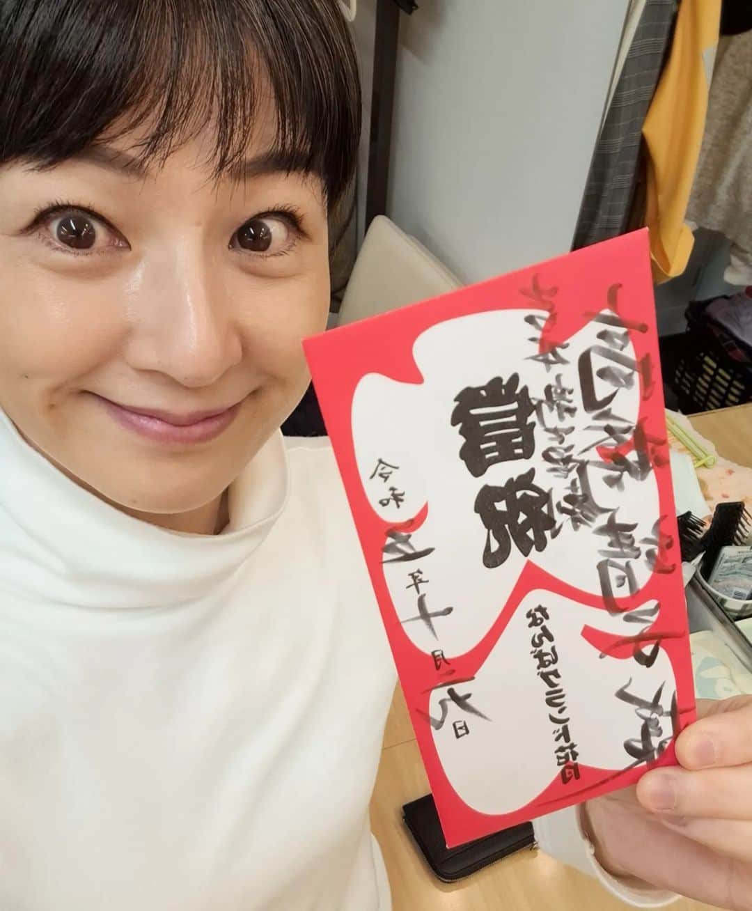 高橋靖子のインスタグラム：「大入り出ました～😄⤴️⤴️ #吉田ヒロ芸歴40周年記念公演 #なんばグランド花月 #NGK  #吉本新喜劇 #よしもと新喜劇 #新喜劇 #大阪 #難波 #osaka  #namba」