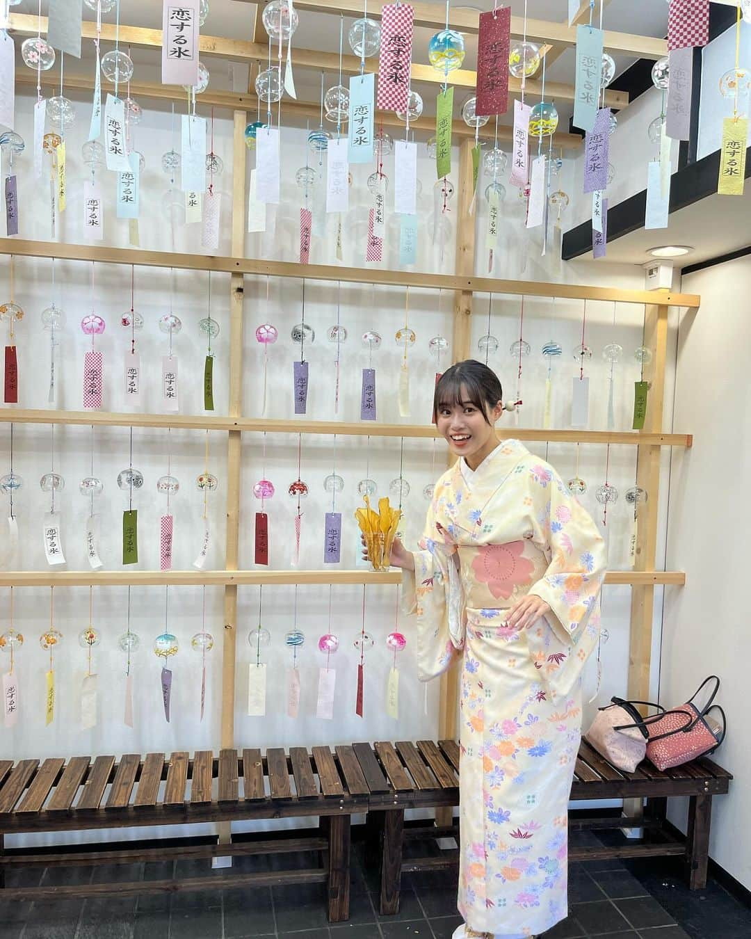 熊田茜音さんのインスタグラム写真 - (熊田茜音Instagram)「また着物きたいなぁ〜！👘 3枚目なんかすき！笑  #川越 #着物」10月29日 17時33分 - kumadakane_official