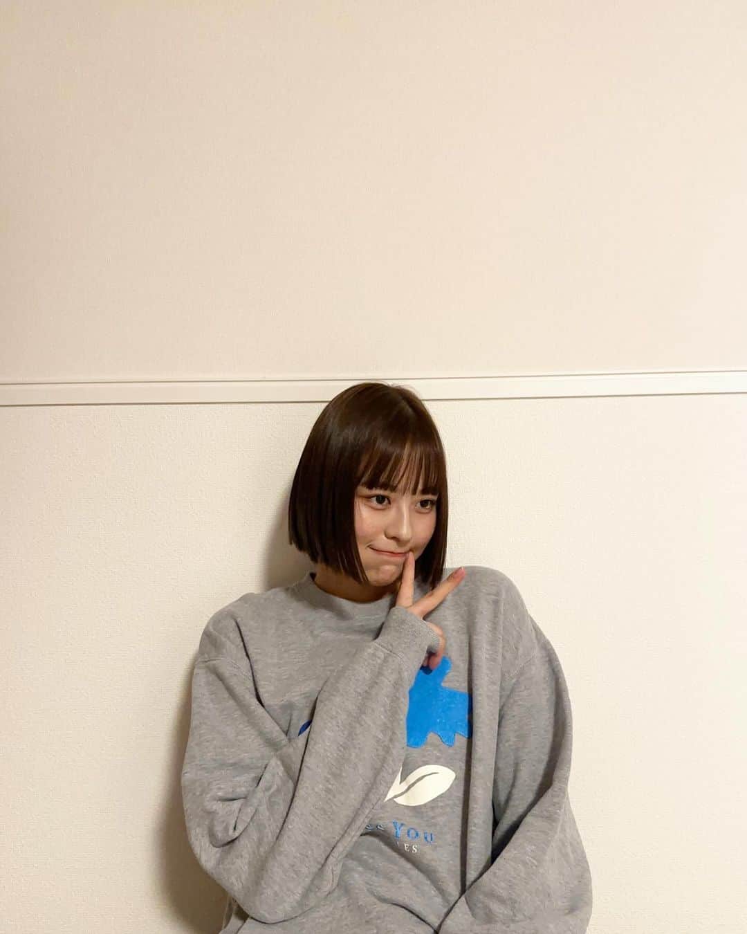 大野帆香のインスタグラム：「ボブ派のみんな。おまたせ。」
