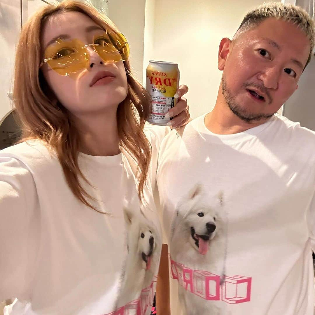 木下優樹菜のインスタグラム：「Coro🤍🤍🤍 #サモエド」