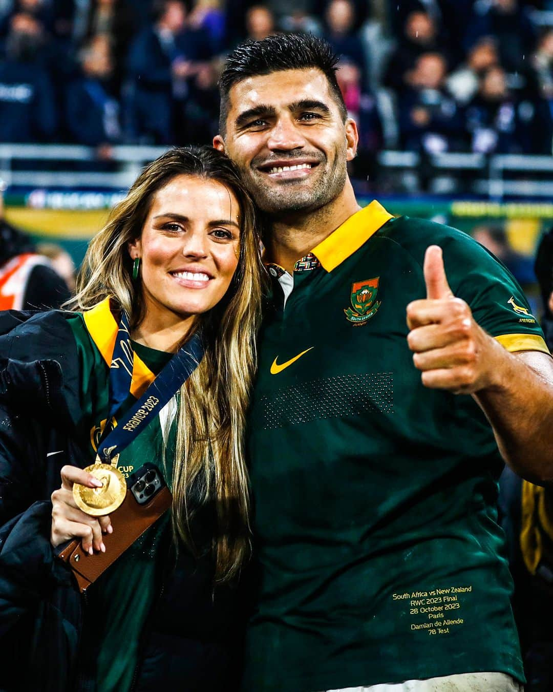 ラグビー南アフリカ代表さんのインスタグラム写真 - (ラグビー南アフリカ代表Instagram)「The #Springboks family 🫶 #StrongerTogether」10月29日 18時00分 - bokrugby