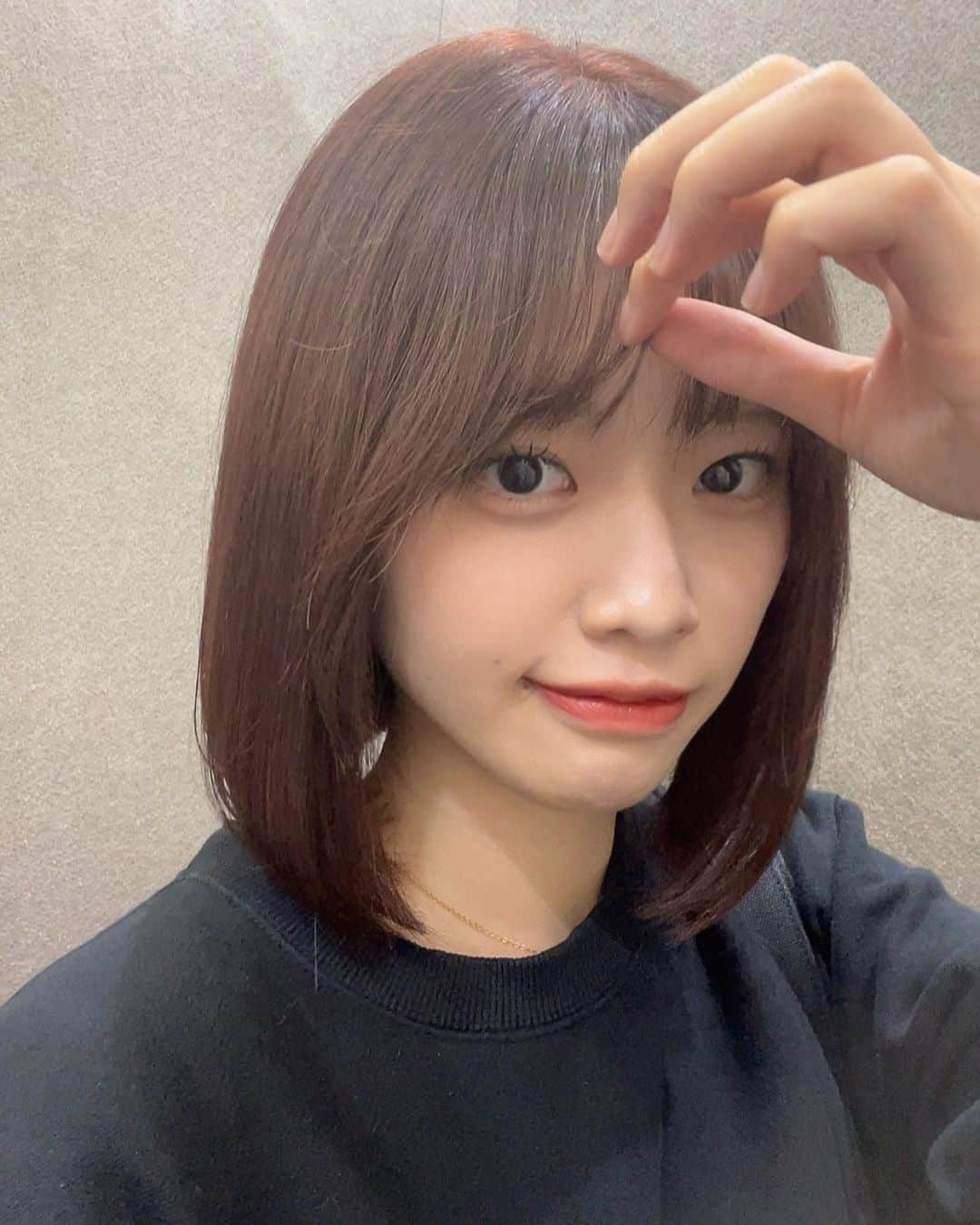 小林萌花さんのインスタグラム写真 - (小林萌花Instagram)「💇💇💇  カミキッター  #オレンジカラー #オレンジブラウン #ボブ #かわいい #秋だね」10月29日 18時38分 - honoka_kobayashi.official