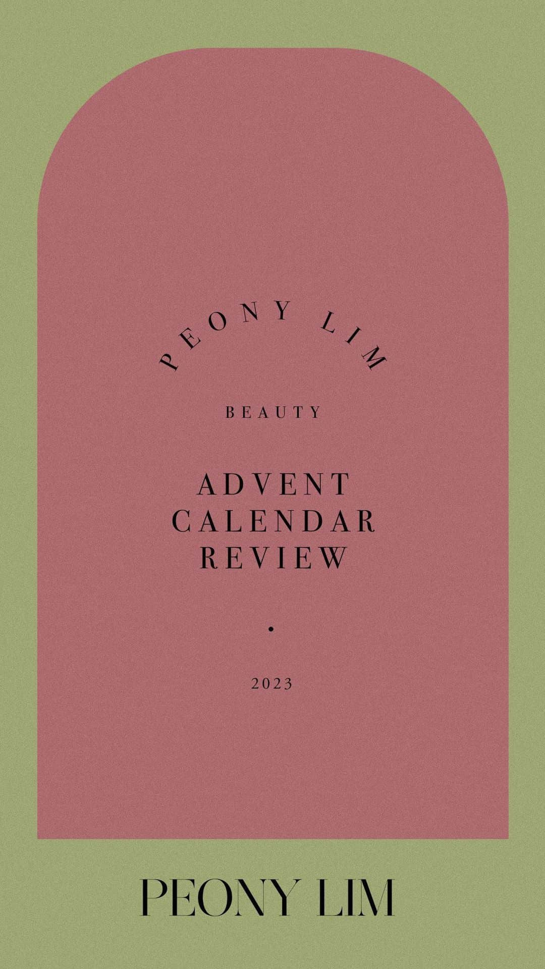 ペオニー・リムのインスタグラム：「Advent Calendar Review 2023 @libertylondon @libertybeautyteam  @harveynichols  @sisleyparisofficial  @ritualscosmetics  Includes press samples」