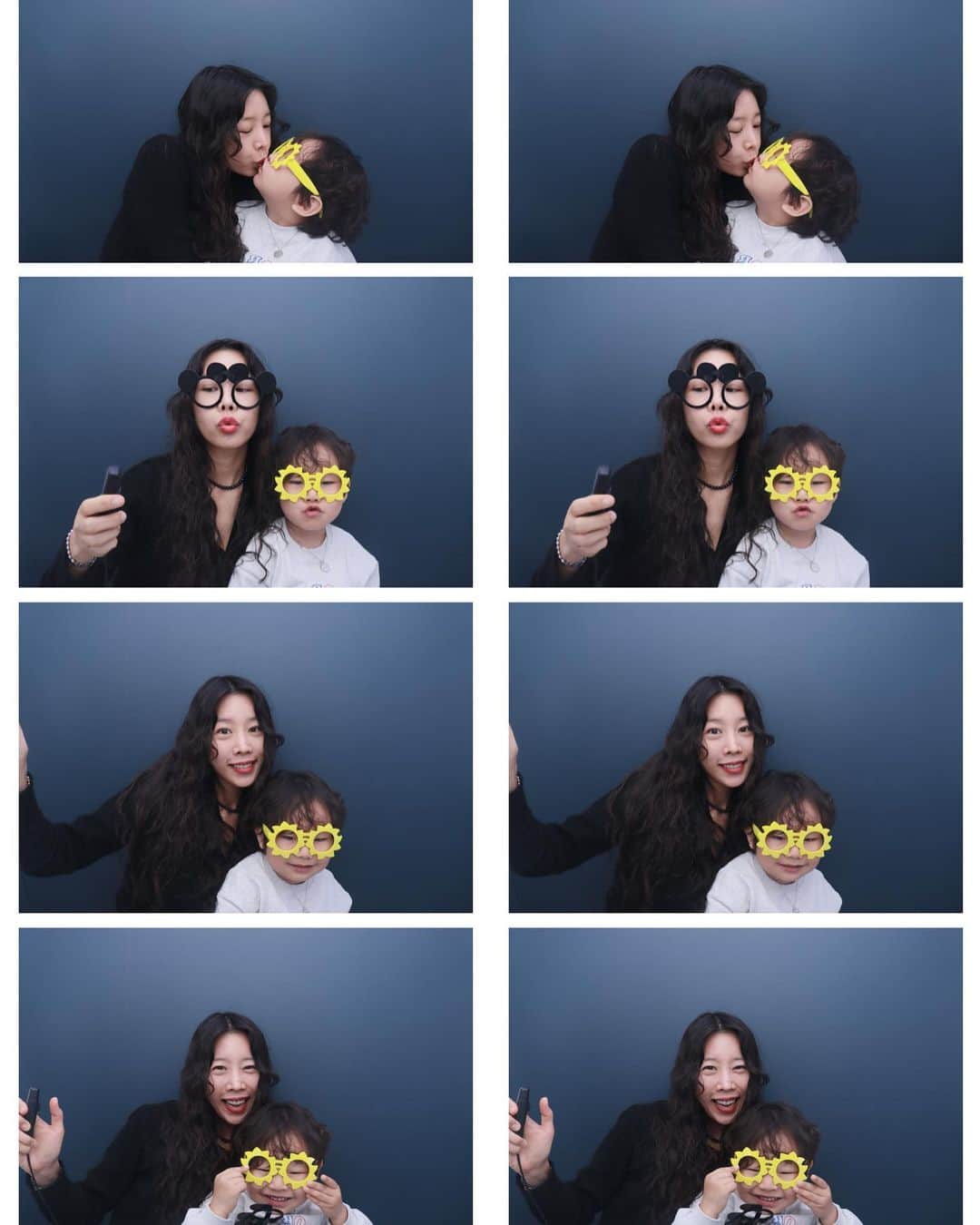 ソンアのインスタグラム：「매일매일 너의생일💕🩵💕🩵💕🩵오늘도 행복했다 🙈」