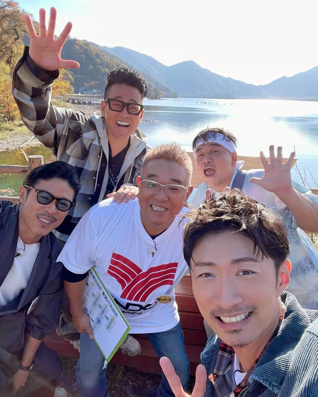 のインスタグラム：「明日は「帰れマンデー3時間SP」にまっちゃんと出演させて頂きます🍁✨ サンドウィッチマンのお二方と宮川大輔さんと楽しい旅をさせて頂きました😆🙏🏻✨ 是非ご覧ください♪  夜7：00からテレビ朝日にてON AIR♪✨」