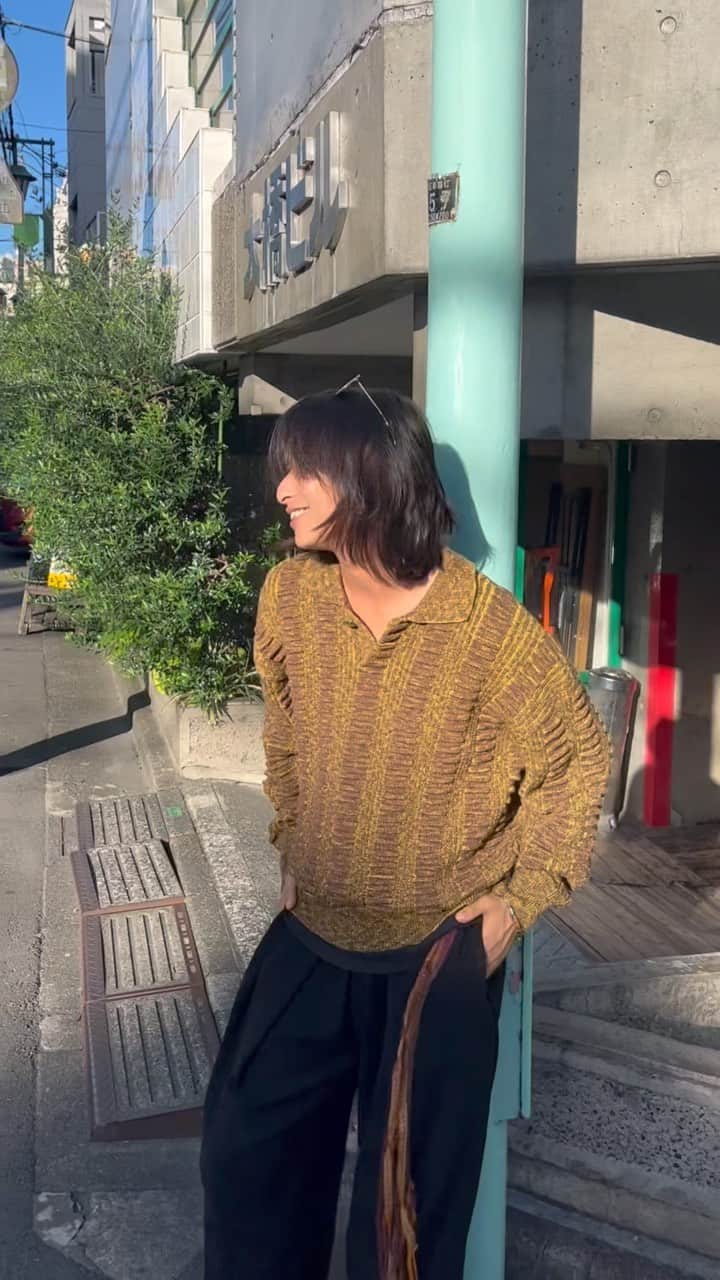 上野一稀のインスタグラム：「・ yellow. ・ ・ ・ ・ ・ ・ ・ ・ ・ ・ ・ ・ ・ ・ ・ ・ ・ ・ ・ ・ ・ @remonldlab.official からプレゼントいただきました！ ・ #pr #メンズファッション　#メンズファッションコーデ #メンズファッションコーディネート #ユニセックスコーデ #ユニセックスコーデ #ニットコーデ #冬コーデ #冬服コーディネート」
