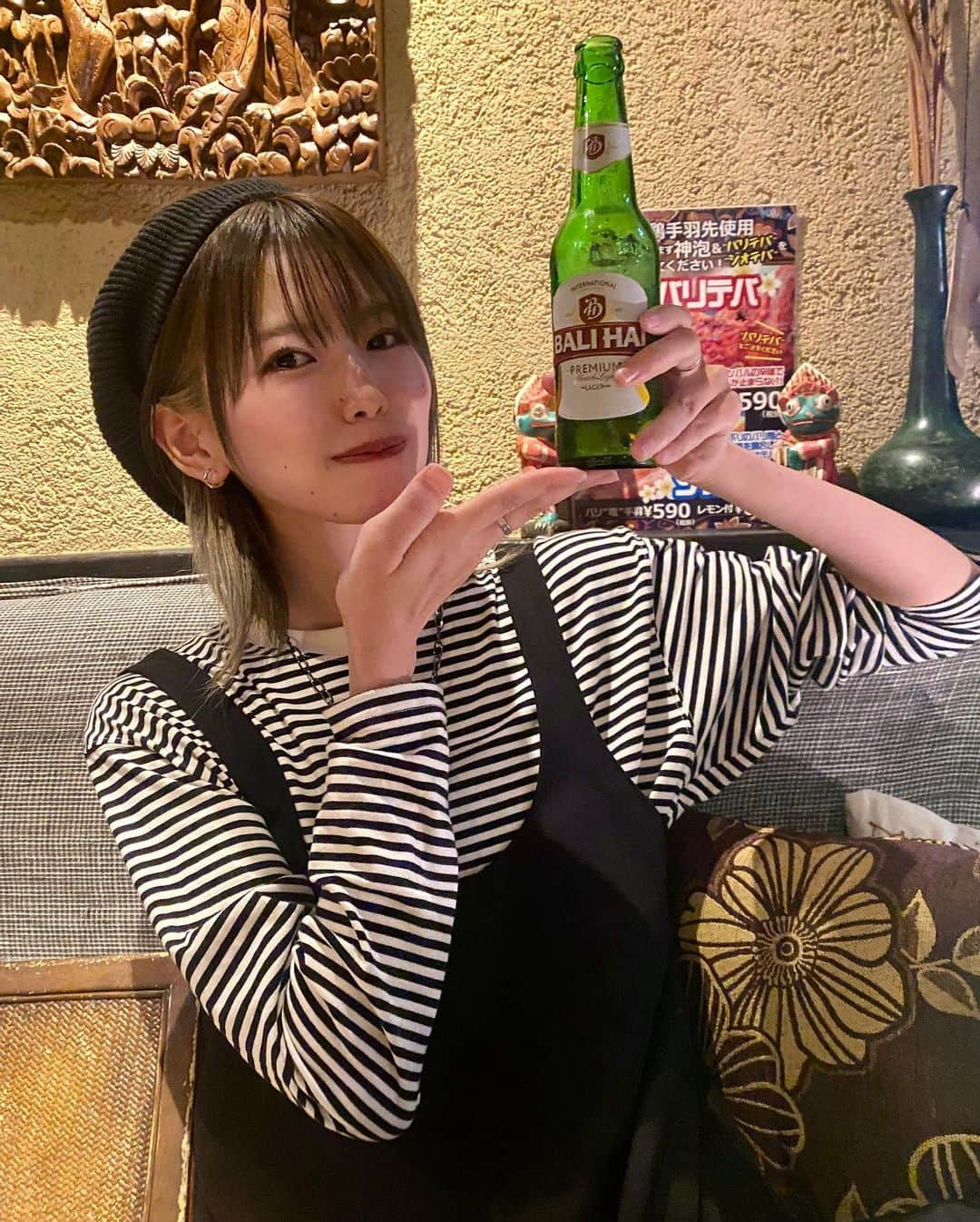 原あやのさんのインスタグラム写真 - (原あやのInstagram)「バリのビールだって 美味しかった〜〜〜  クラフトビール 地ビールって あればそれにしちゃう人ヾ(＾。^*)  #bali#balihal#バリ#クラフトビール#地ビール#ビール#beer#beerstagram#beertime#beerlove#ビール女子#ビール部#ビール好き#酒スタグラム#いかついタグだな#乾杯#🍺」10月29日 20時41分 - ayano_hara_69