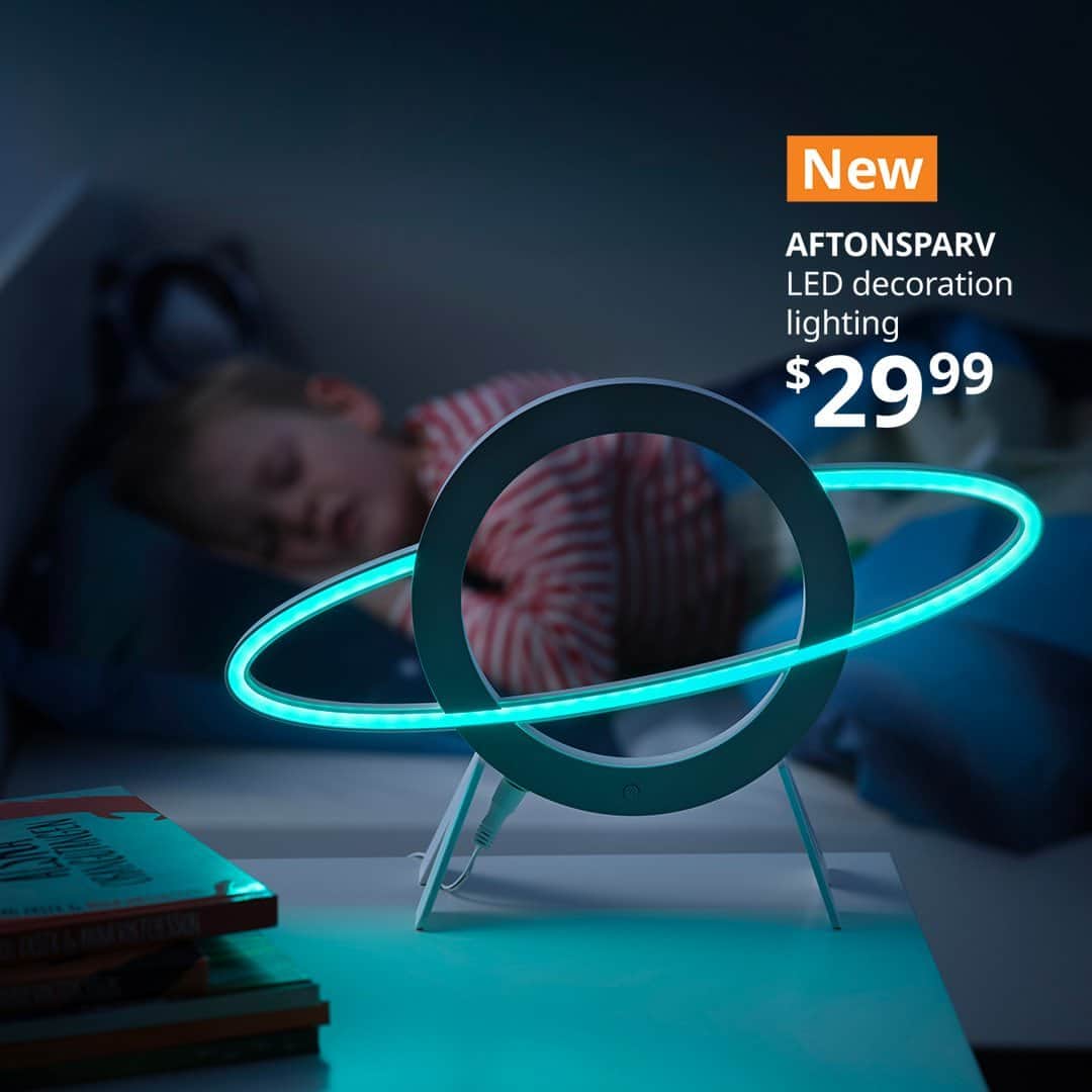 IKEA USAさんのインスタグラム写真 - (IKEA USAInstagram)「The new space themed AFTONSPARV collection has landed! From soft toys and a rocket play tent to a space age lamp and bedroom textiles, fill your child's play space with the wonders of outer space. Shop link in bio.」10月26日 1時01分 - ikeausa