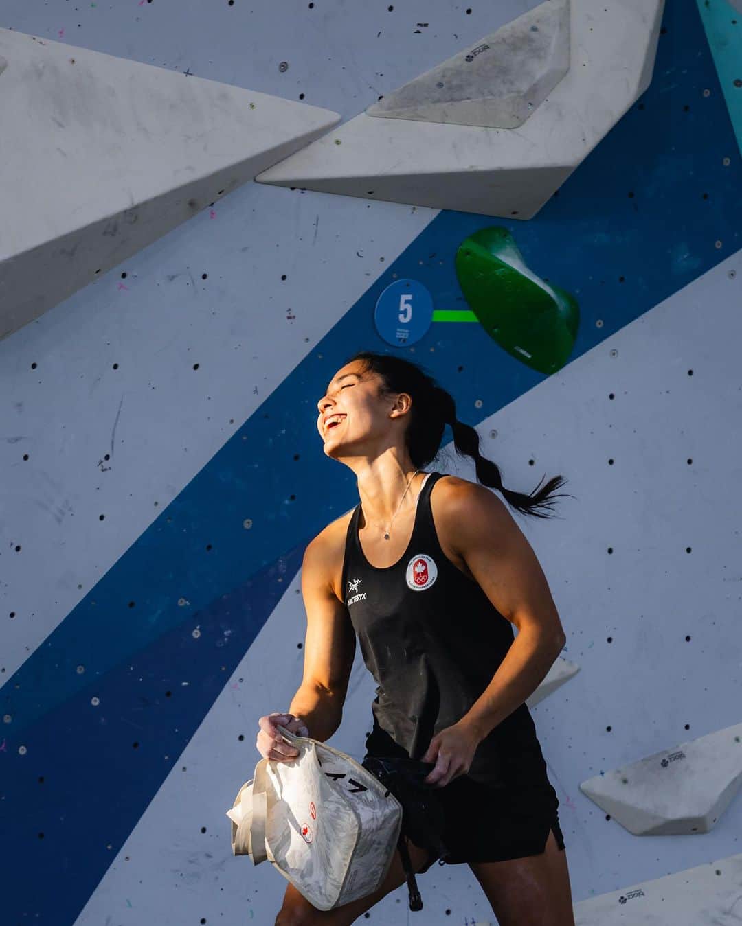 アラーナ・イップのインスタグラム：「Overjoyed to have won a bronze medal 🥉 at the PanAm Games and Canada’s first Sport Climbing medal at a major games. So proud to be a part of @teamcanada 🇨🇦  Couldn’t have done it without my amazing team down here @becca_frangos @indiana.chapman @oscarzzworld @victorvxb @mccollsean @rocprof @liborhroza and coach Malek (from afar) 🫶  Photos @lenadrapella @ifsclimbing @tmac._」