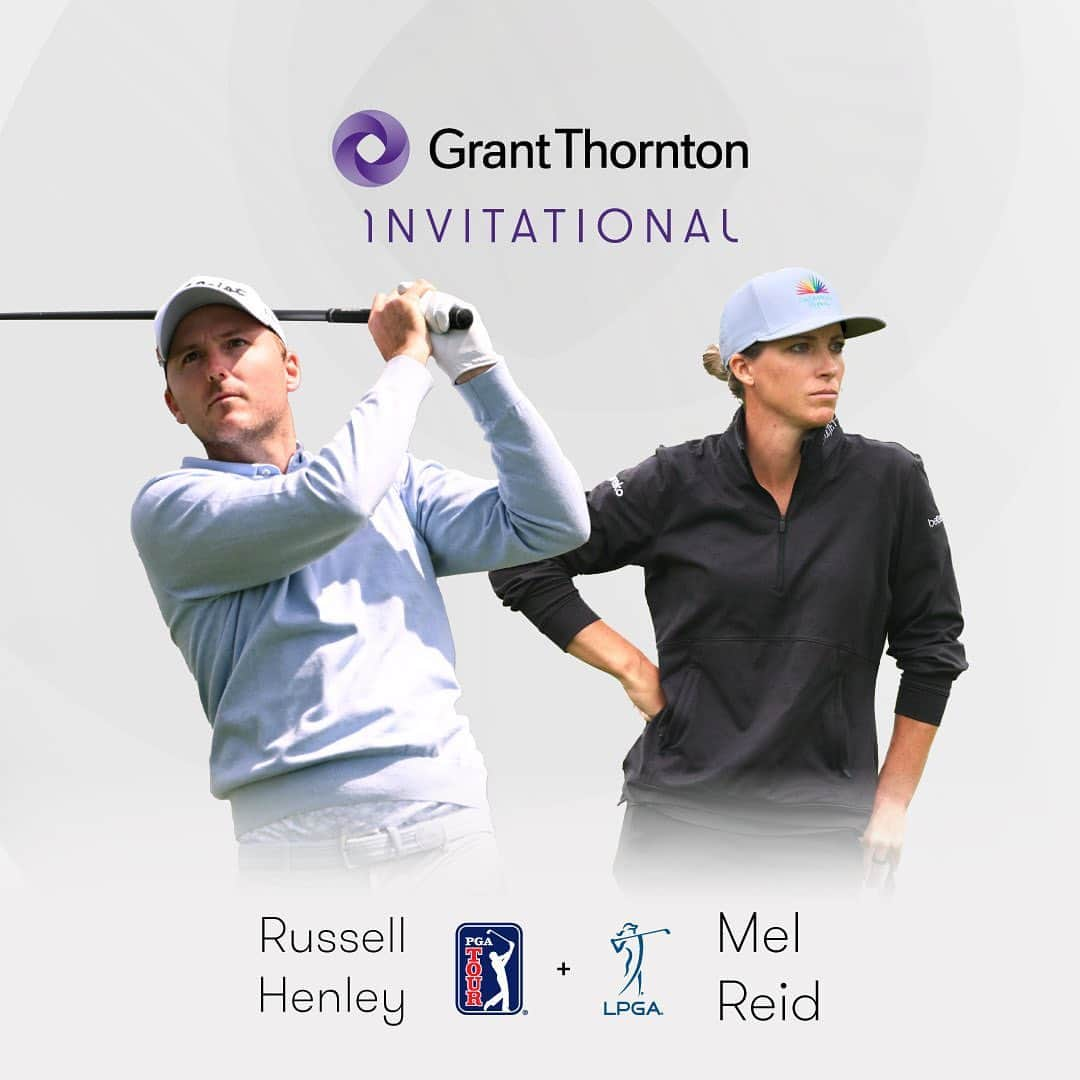 メル・リードのインスタグラム：「Welcome to the Grant Thornton Invitational Russell Henley + Mel Reid!  Don’t miss these @pgatour + @lpga_tour veterans tee it up this December at Tiburon!」