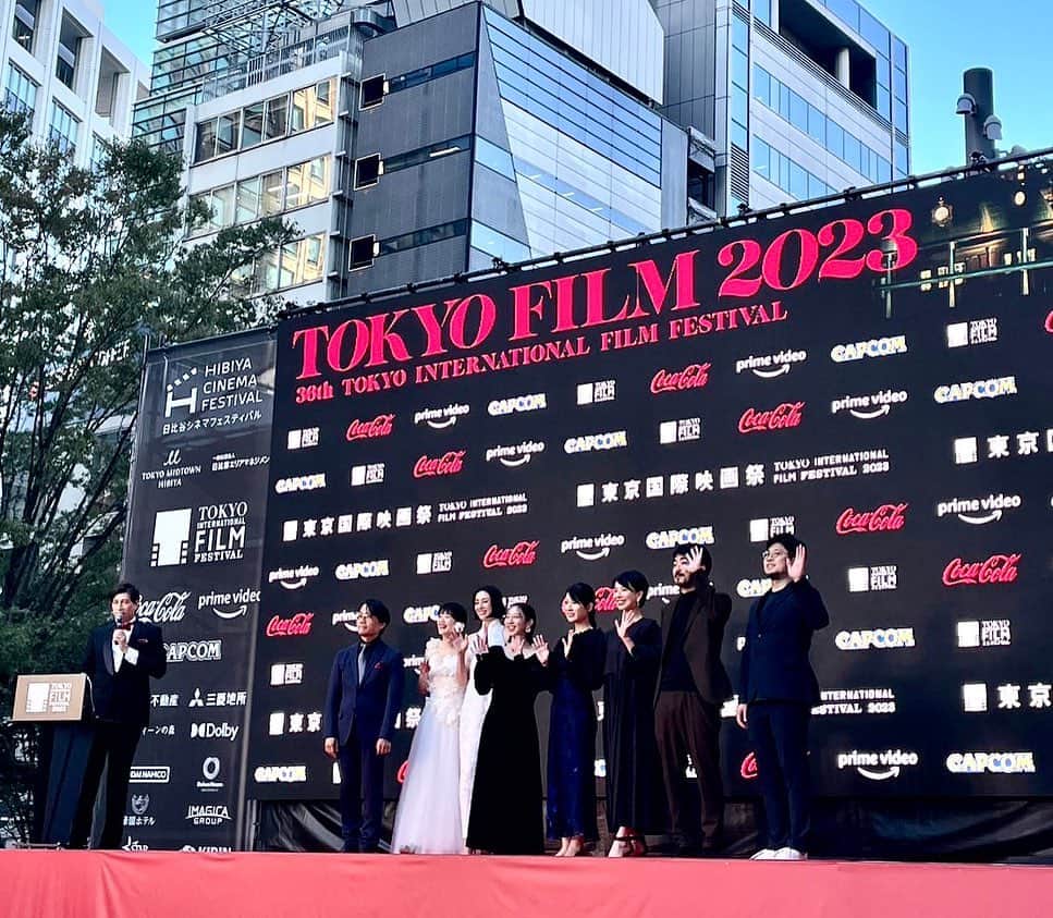 小川あんのインスタグラム：「杉田協士監督『彼方のうた』第36回東京国際映画祭幕をあけました...！沢山の方にいらしていただけて、本当に嬉しいです。最後の上映は、10/31(火)13:10〜です❣️  dress designer  @keiichimuramatsu  hair and make up @kazuta_shirogane  @tokyo_intl_film_festival  Special Thanks!!」