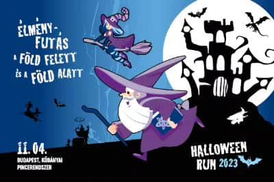 ラースロー・シェーのインスタグラム：「HALLOWEEN RUN 2023 – Légy részese a varázslatnak!  Gyertek futni ti is November 4-én, én is ott leszek!  Nevezz online október 26. éjfélig: https://bbu.hu/halloween-run/ #futás #halloweenrun2023」