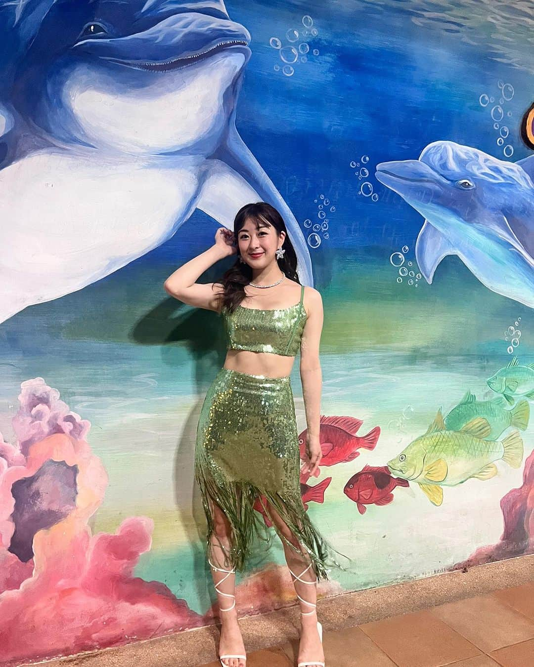 伊豆田莉奈さんのインスタグラム写真 - (伊豆田莉奈Instagram)「To you sleeping at the bottom of the deep sea I came to help you 𓇼𓆡𓆉 ⋆  #IzurinaCGM48 #伊豆田莉奈 #いずりな #CGM48 #海」10月26日 0時55分 - rina.cgm48official