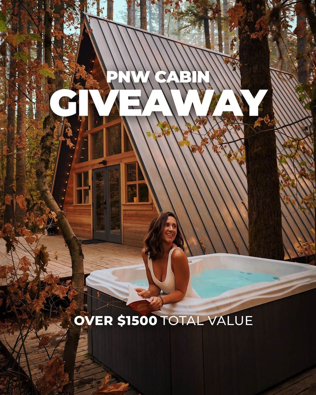 チペワのインスタグラム：「🌲🏡 PNW Cabin Giveaway! 🏡🌲  Enter our PNW Cabin Giveaway for a chance to experience the enchanting beauty of the Pacific Northwest. Nestled amidst towering evergreens, is @tyehaus cozy cabin as your gateway to serene forests. Immerse yourself in the tranquility of nature and win prizes from top-notch brands like us, @suncompany, @enohammocks, and @zealoptics.   ______________________________________ To Enter: 1️⃣ Click the Link in our bio to enter the giveaway!  ______________________________________ 1st Prize: ⭐️ 2-Night Stay at @tyehaus  ⭐️ One Pair of Chippewa Boots ⭐️ Sun Company $100 Gift Card ⭐️ ENO DoubleNest Hammock, Atlas Hammock Straps, & 2 Lounger DL Chairs ⭐️ One Pair of Zeal Optics Polarized Sunglasses _____________________________________ 📸Image credit: @missholldoll  Must be 21+ to Enter.   Winner will be announced and contacted via email on November 2   #tyehaus #Chippewa #SunCompany #ENOnation #ZealOptics #ExploreMore #AllDayEveryDay #camping #hiking #ChippewaBoots #skyhaus #pnw #aframecabin #MensBoots #WorkBoots #collaboration #giveaway #contest」
