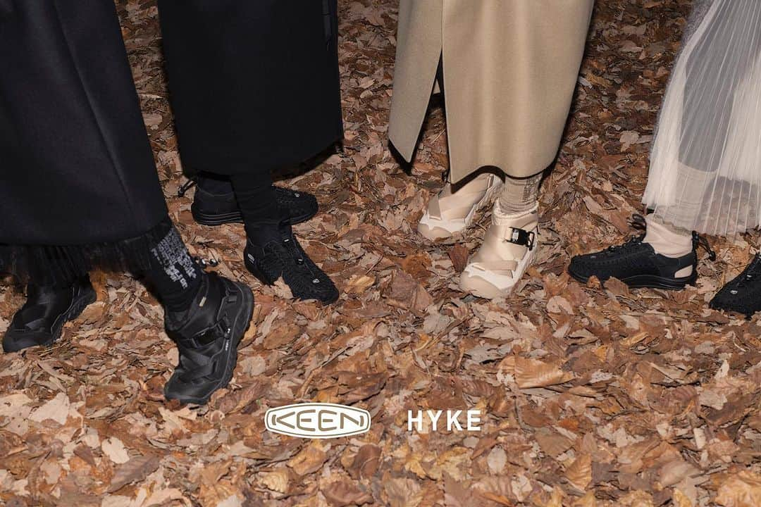 HYKEのインスタグラム：「KEEN × HYKE FW 2023 #hyke」