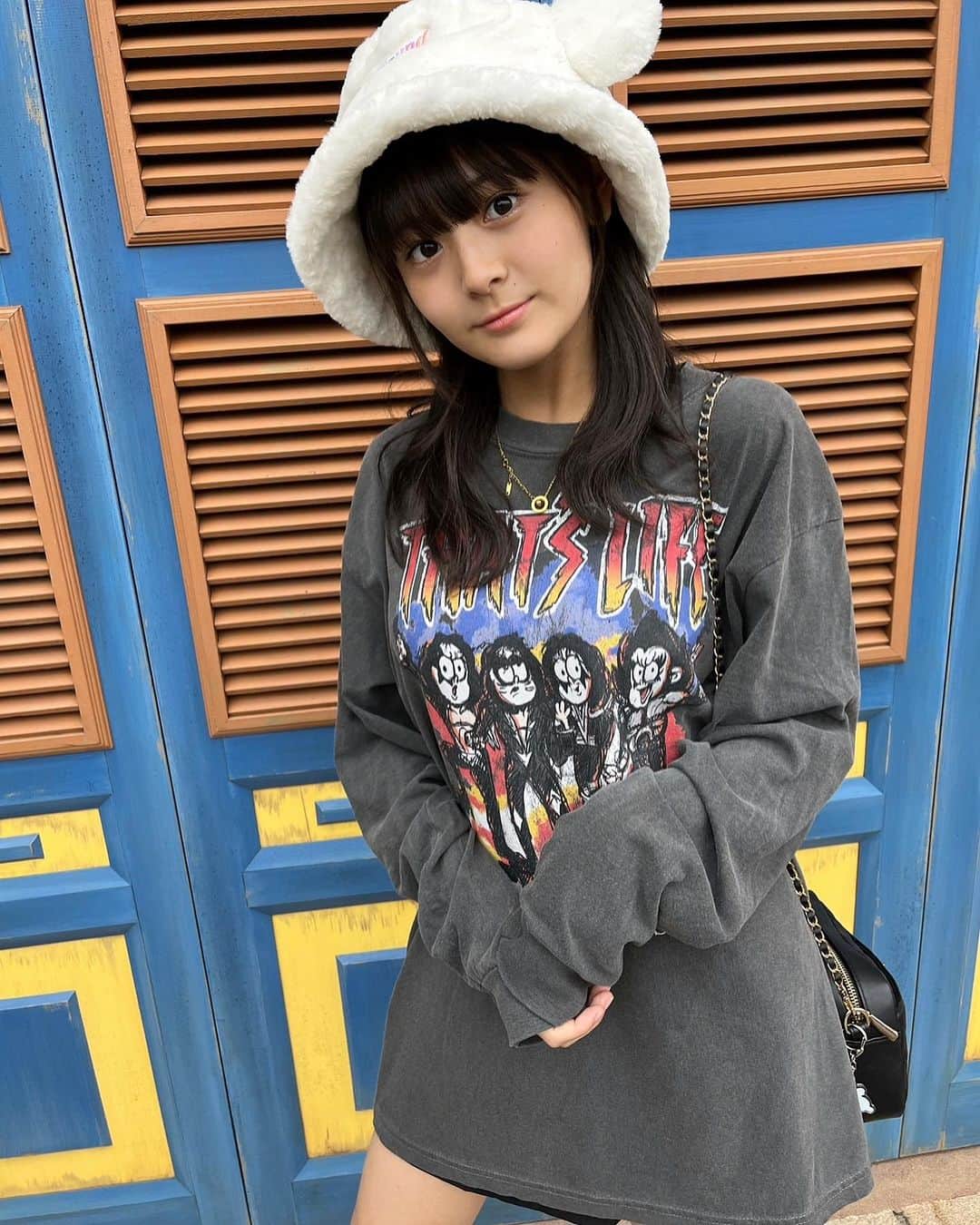 伊與田綾音のインスタグラム：「なんか昨日の写真消えちゃったみたい😖💦 何でだろう…」