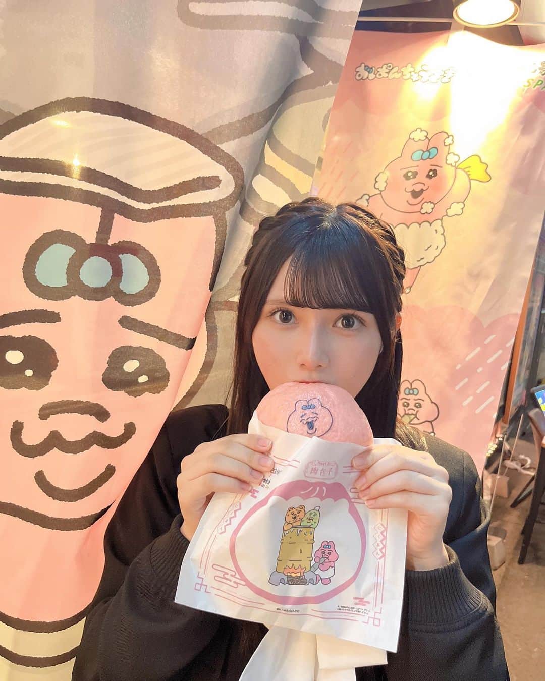のインスタグラム：「 ︎︎ お久しぶりの投稿でごめんね、！  おぱんちゅ食堂行ってきました🥹 たくさんのおぱんちゅに囲まれて嬉しかった(；；)  この日のコーデニコスナにあがってるから見てみてね‪🫶🏻   #ニコラ #ニコモ #nicola  #髙橋快空 #おぱんちゅうさぎ  #おぱんちゅ食堂」