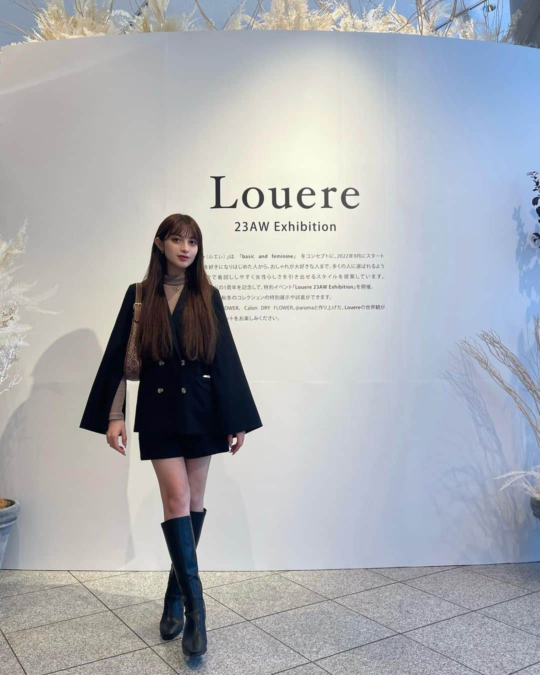 エブラヒミ椎菜さんのインスタグラム写真 - (エブラヒミ椎菜Instagram)「Louere×LOWYA 2023 AW Exhibition 1周年を記念した展示会へ✨️  空間からお洋服まで全てが素敵でした 身につけたお洋服はlouereの新作🤍  @louere.official  @lowya_official  #louere #lowya」10月25日 17時53分 - sheena.621