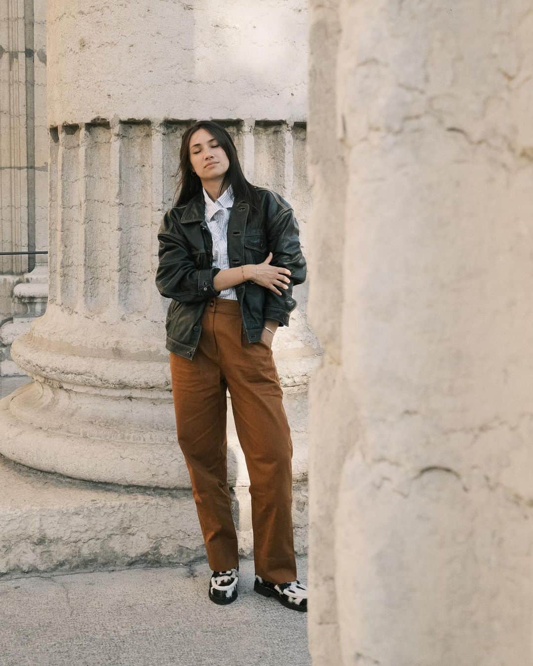 パラブーツのインスタグラム：「F A L L  2 3 🐄 Orsay cow style fw23 #paraboot #fw23 #collection」