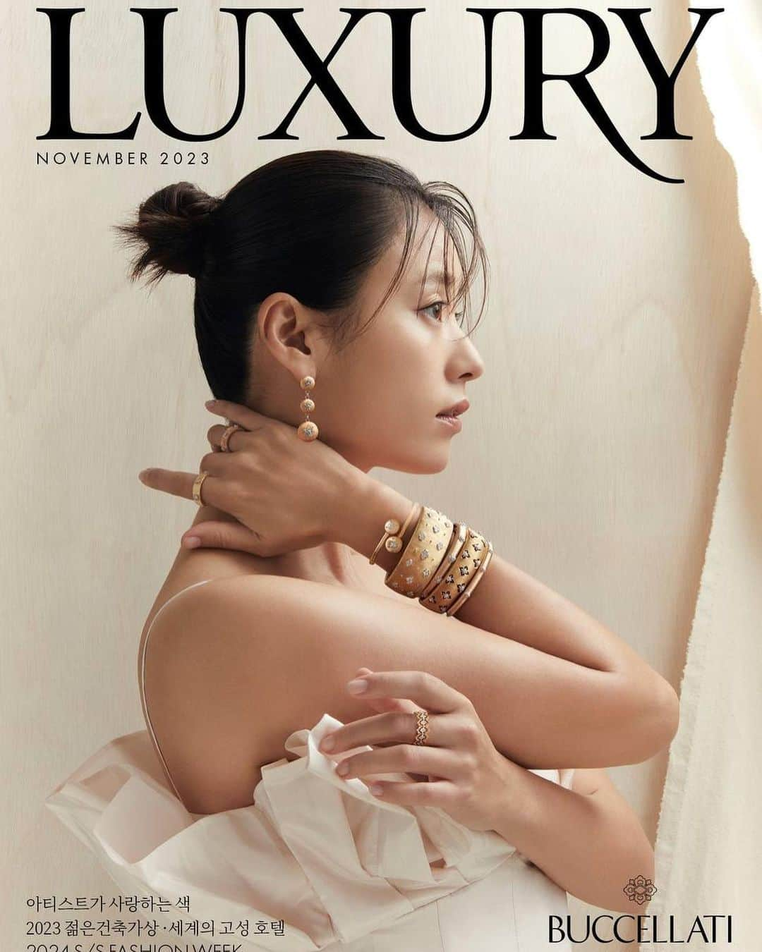 ハン・ヒョジュさんのインスタグラム写真 - (ハン・ヒョジュInstagram)「@luxuryeditors    @buccellatimilan   💍✨」10月25日 18時55分 - hanhyojoo222