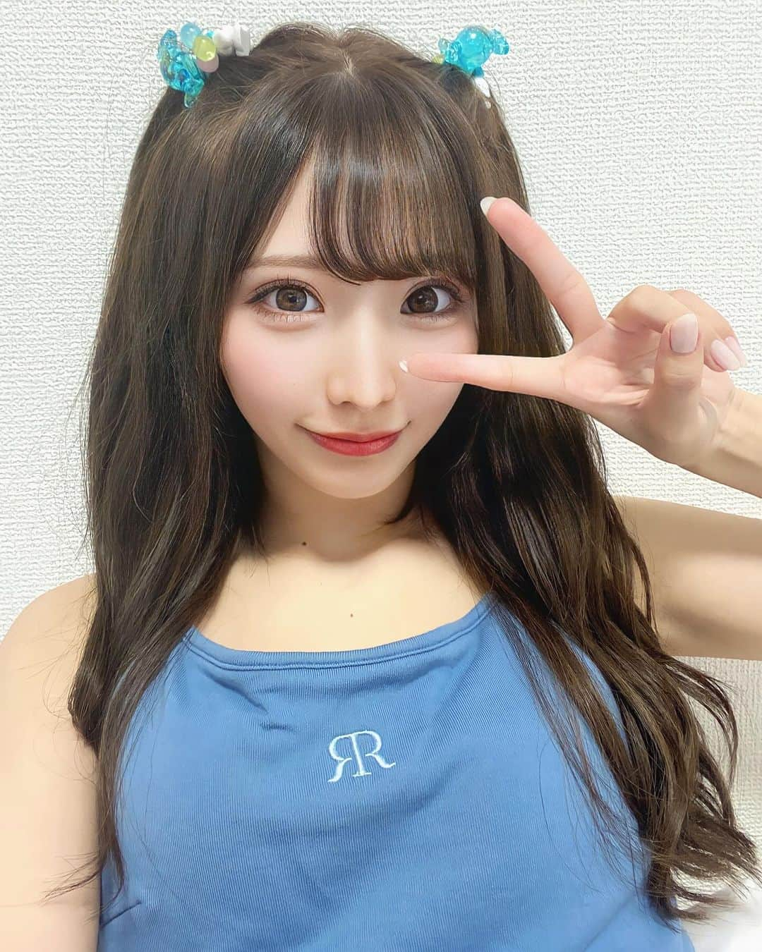 里仲ゆいさんのインスタグラム写真 - (里仲ゆいInstagram)「水色本当に好き🩵🪼  ・ ・   #水色」10月25日 19時23分 - __hinachannn