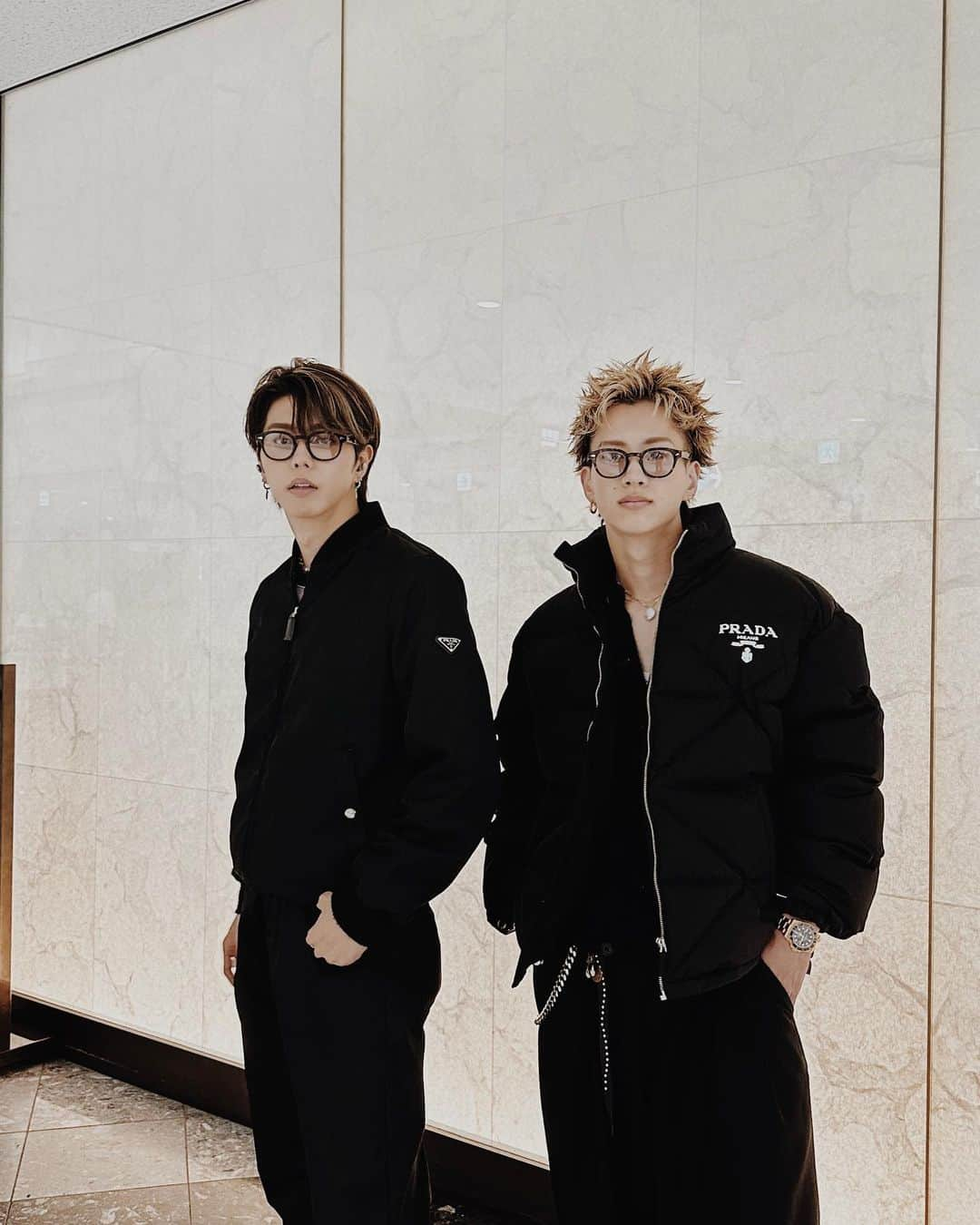 岡本聖哉さんのインスタグラム写真 - (岡本聖哉Instagram)「🖤🖤☺︎ @prada  @hidetoshi_mori_official」10月25日 19時22分 - okmtseiya_official