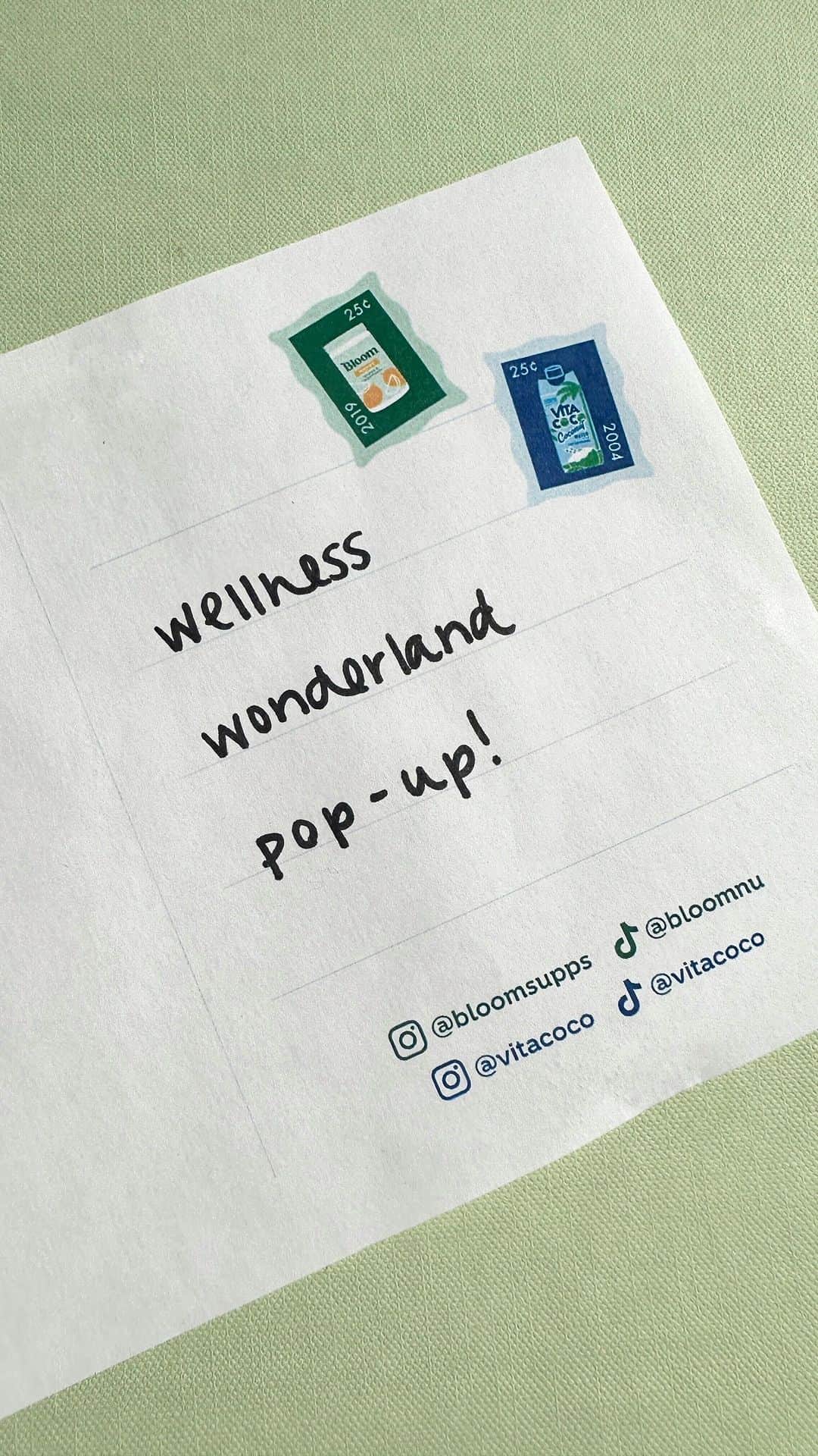 Vita Coco Coconut Waterのインスタグラム：「❄️ Save the date ❄️ You're invited to our Bloom x Vita Coco Wellness Wonderland Pop-Up on Nov 4th & 5th from 10 am-6 pm in LA! Shop Bloom & Vita Coco IRL while sipping on holiday mocktails, games, and so much more! Head to our stories for more on what to expect!📍8425 Melrose Ave West Hollywood, CA 90069」