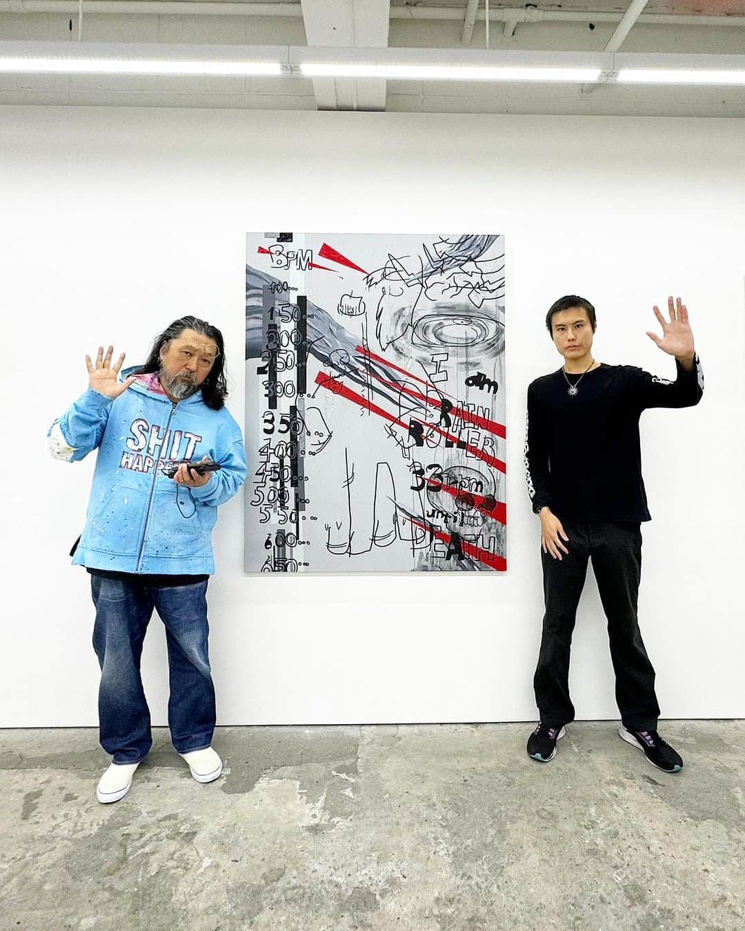 村上隆さんのインスタグラム写真 - (村上隆Instagram)「大変礼儀正しい青年で、好感が持てました。 作品もよく売れているようです。 @benit0 ベノワさん！流石に目利きですね！  Winner of the Benit0  @benit0 Special Juror Prize at "GEISAI#22 & Classic" @geisai Kakeru Ohira @ohirakakeru solo exhibition "Continue Record" 10/21(Sat) ~ 10/27(Fri) https://zingarokk.com/gallery/hidarizingaro/exhibition/36757/ at Hidari Zingaro @hidarizingaro . . 「GEISAI#22&Classic」@geisai  特別審査員賞 Benit0賞 @benit0 受賞。 大平飛翔　@ohirakakeru 個展 「Continue Record」 2023/10/21(土)〜27(金) https://zingarokk.com/gallery/hidarizingaro/exhibition/36757/ 会場　Hidari Zingaro @hidarizingaro」10月25日 19時46分 - takashipom