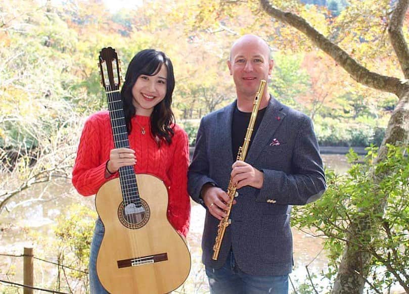 猪居亜美のインスタグラム：「with maestro Xavier Luck 🍁🍃」