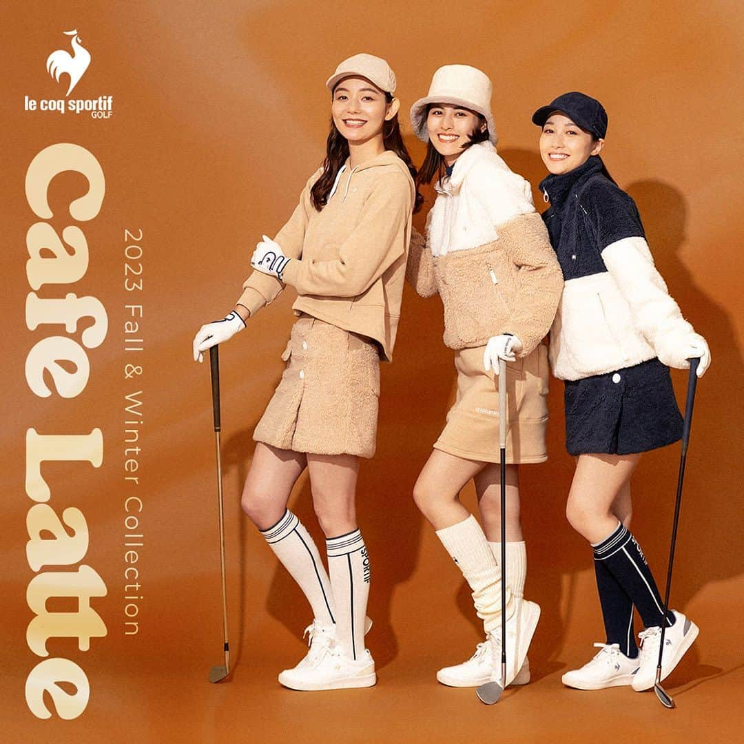 岩田絵莉佳さんのインスタグラム写真 - (岩田絵莉佳Instagram)「【2023FW Cafe Latte Color Coordinate】  le coq sportif でも定番的な人気となっているカフェラテカラーアイテム！ @lecoqgolf_jp   #ルコックゴルフ #ゴルフ #ゴルフコーデ #ゴルフウェア #カフェラテコーデ」10月25日 20時02分 - 15erika11