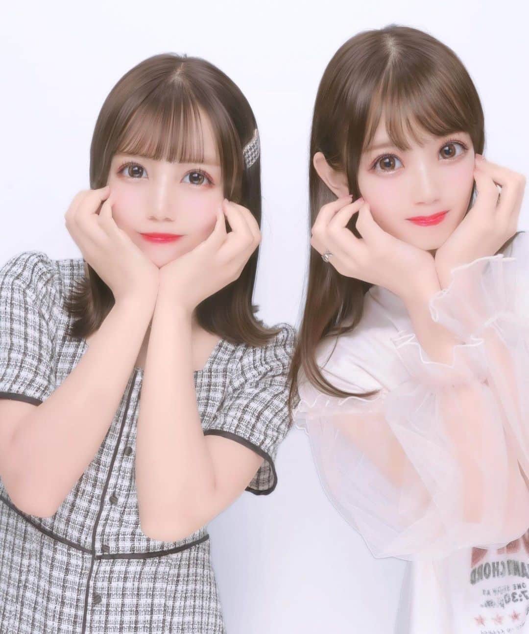 篠原葵のインスタグラム：「麗奈ちゃんとプリクラ！久しぶりに撮った‪🫶🏻‪」