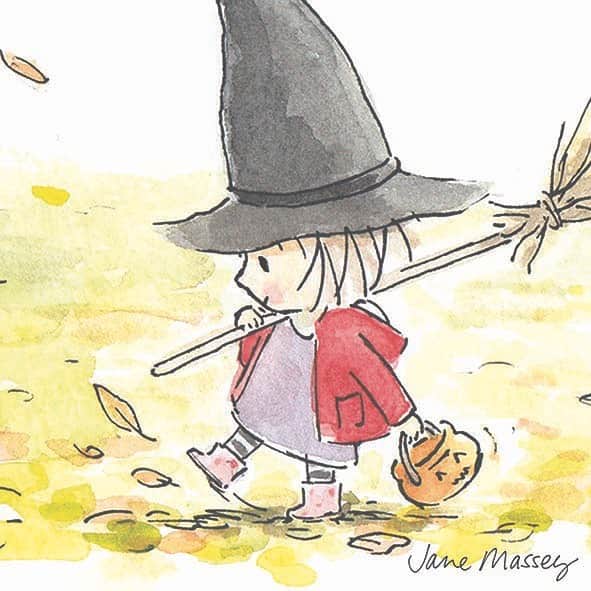 Jane Masseyのインスタグラム：「#october 🎃 A tiny detail from my 2024 Calendar-available now. P.S. I have just added a few Christmas cards to the shop. Sorry to mention the C word in October!」