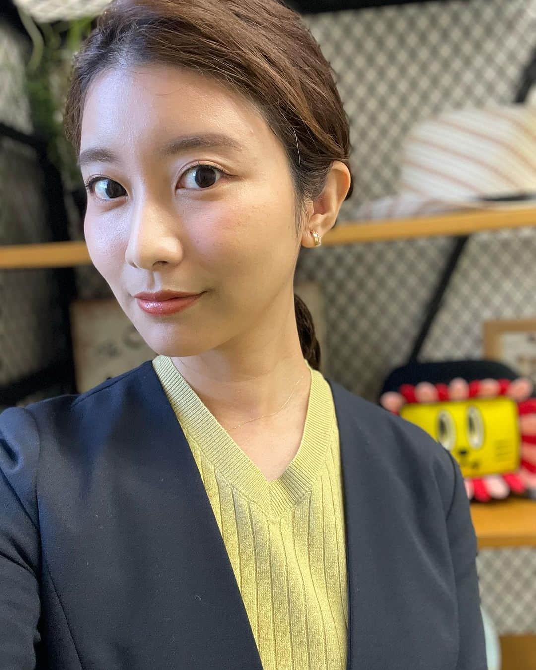 木村那津美のインスタグラム：「🍁 mixニュース出番でした！ あしたmixはありませんが、 夕方ニュース枠だけあります😌」