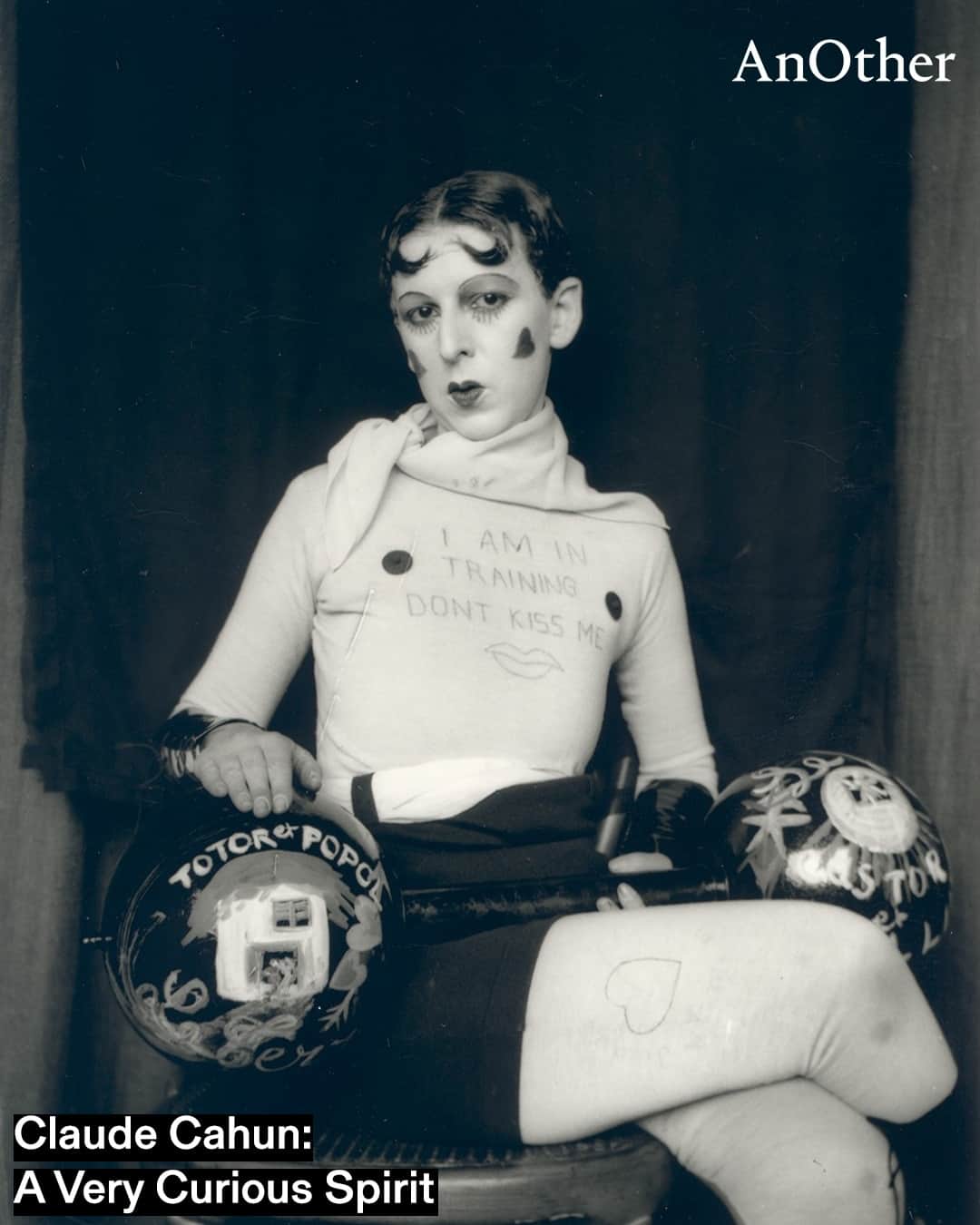 AnOther Magazineさんのインスタグラム写真 - (AnOther MagazineInstagram)「Since today would have been Claude Cahun's birthday, we are going under the many skins of the Surrealist writer and photographer 🫀⁠ ⁠ Whilst living in Paris, Cahun associated with Man Ray, Salvador Dalí and André Breton – the latter describing her as "one of the most curious spirits of our time." Following her death, Cahun was as good as excised from the Surrealist roster, remaining largely uncelebrated until the 1980s when her striking photographs became known. At the link in bio, AnOther delves into the life and times of the artist who was an early thinker in gender, identity and sexuality 📲⁠ ⁠ 📸 1. #ClaudeCahun, 1927. Courtesy of @jerseyheritage⁠ 2. Claude Cahun, 1928. Courtesy of Jersey Heritage Collections⁠ 3. Claude Cahun as Elle in Barbe bleue, 1929. Courtesy of Jersey Heritage Collections⁠ 4. Claude Cahun, 1939. Courtesy of Jersey Heritage Collections⁠ 5. Claude Cahun, 1939. Courtesy of Jersey Heritage Collections⁠ 6. Claude Cahun, 1920. Courtesy of Jersey Heritage Collections」10月25日 21時00分 - anothermagazine