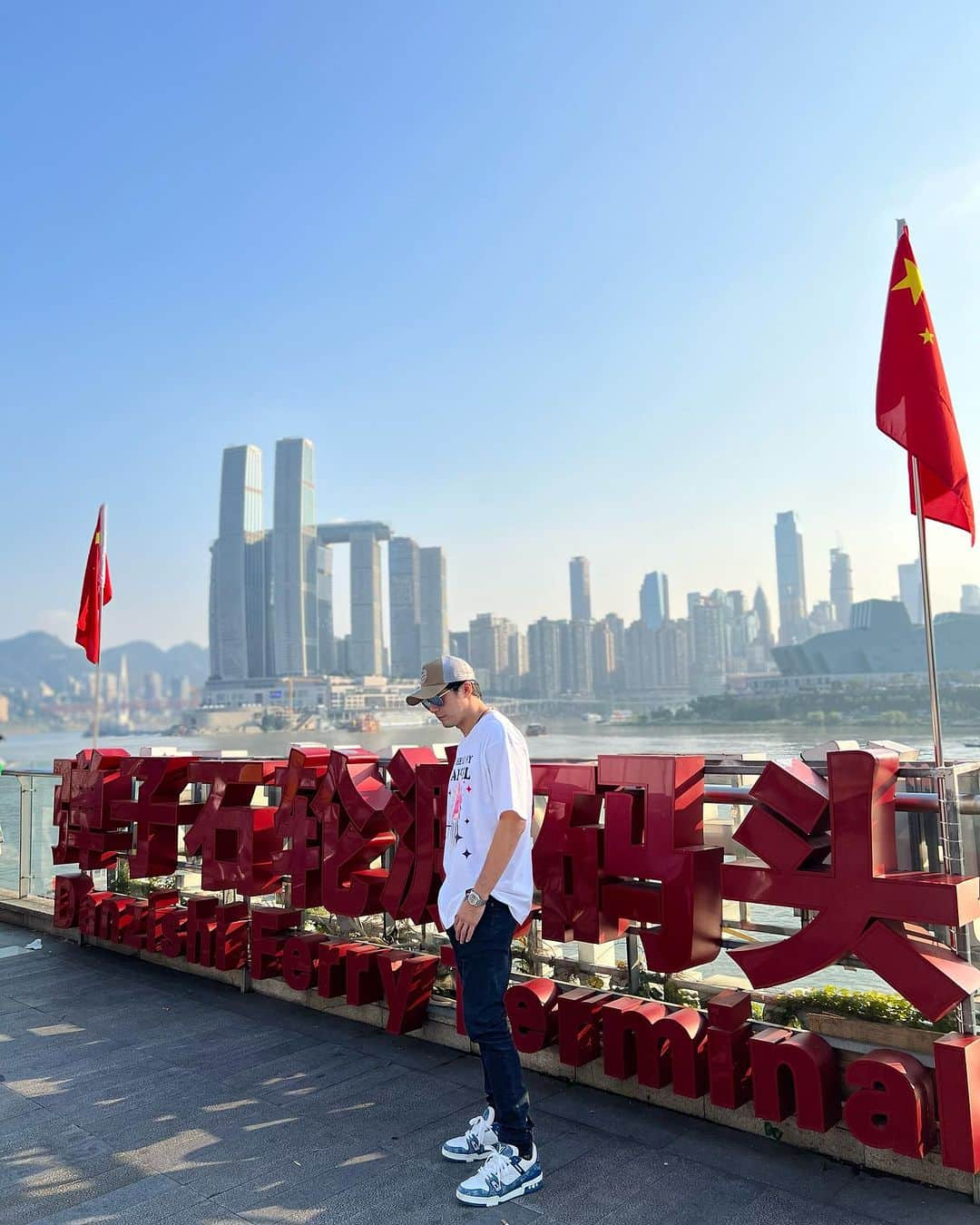 賀軍翔のインスタグラム：「好天氣🌞🌞🌞」