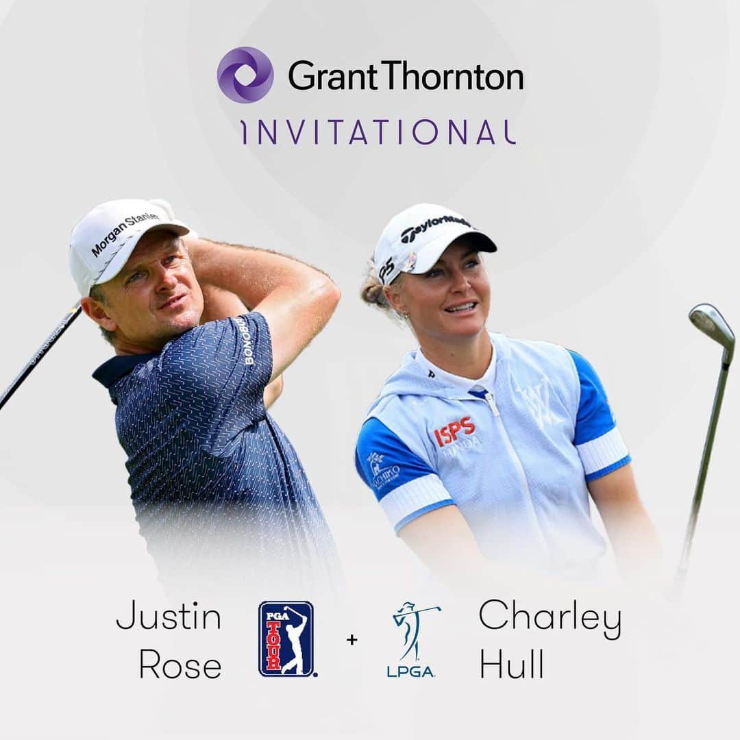 ジャスティン・ローズのインスタグラム：「BREAKING: Justin Rose and Charley Hull look to build off their Ryder Cup and Solheim Cup victories and will team up in an all-England pairing for the Grant Thornton Invitational! 🏴󠁧󠁢󠁥󠁮󠁧󠁿」