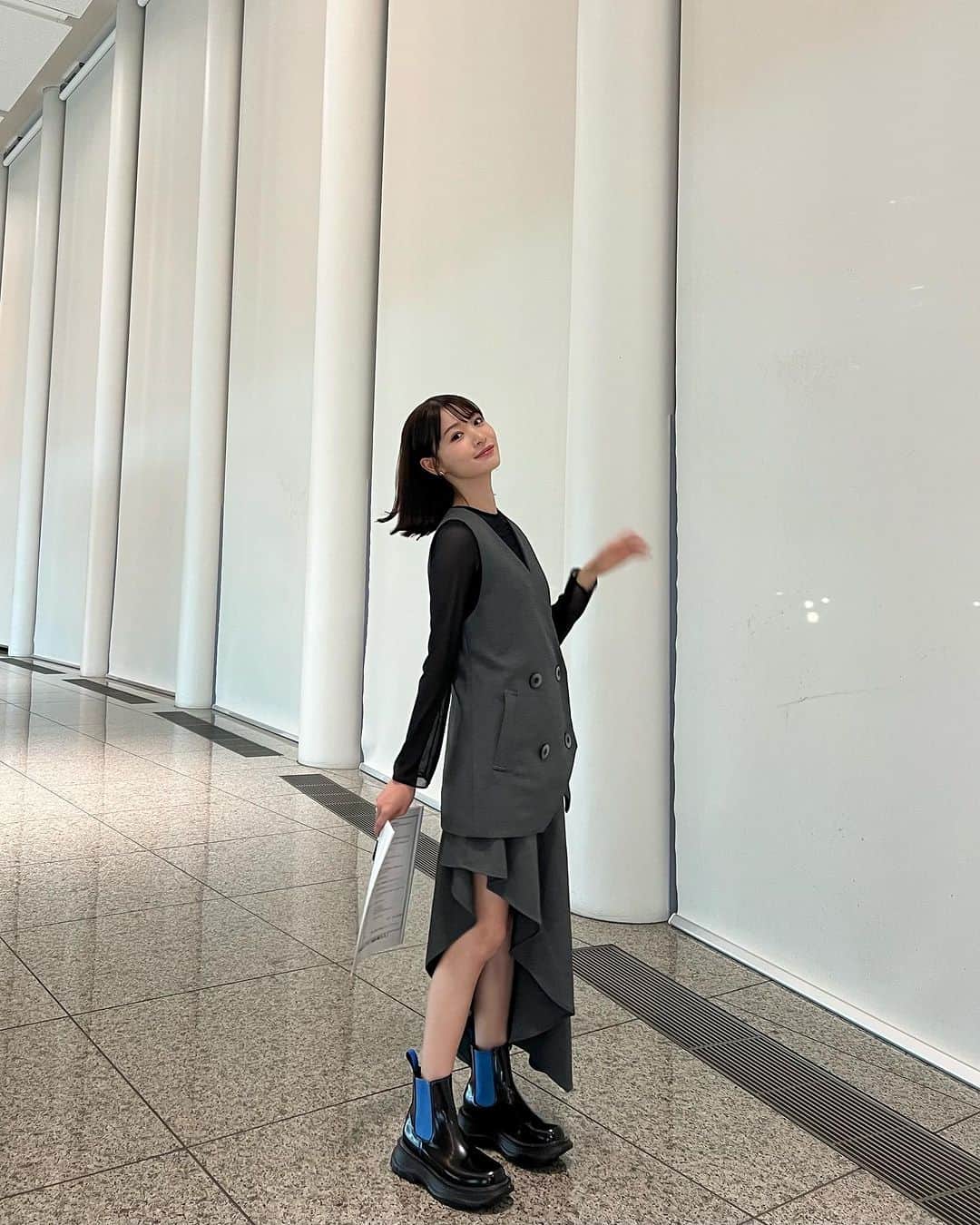 中川紅葉さんのインスタグラム写真 - (中川紅葉Instagram)「今日の衣装〜！私物です☺︎  #くれはふく」10月25日 22時03分 - kureha_nakagawa
