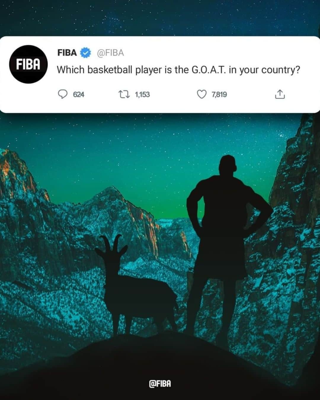 FIBAのインスタグラム：「Drop a flag and a name in the comments ✍️👇」