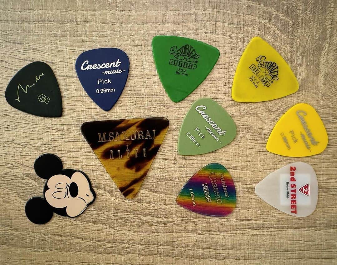 Masakiのインスタグラム：「My picks  私のピック達  直訳 : わたしのオススメ  #ダブルミーニング ?」