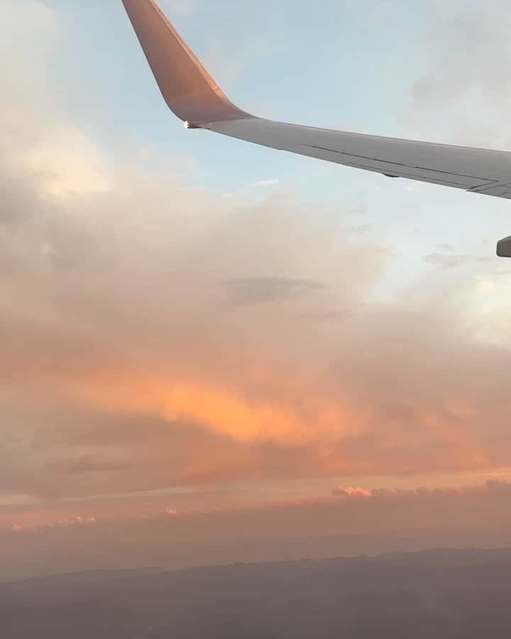杉山明子のインスタグラム：「飛行機が好きすぎる🩷 離陸する時の感じと もこもこした雲見るのが好き  窓際からずっと見てたら 反対側が夕日！ いいなーって首伸ばしてたら ぐーーんって曲がって 夕日がこっちに来た！！  夕日と富士山✨ 最高のコンビネーション  #飛行機　#富士山　#雲　#飛行機好きな人と繋がりたい #夕日  #夕焼け  #sunset  #夕日好きな人と繋がりたい  #空好き  #空好きな人と繋がりたい  #雲好き  #雲好きな人と繋がりたい  #空から見る雲が好き　#jal  #空の旅  #飛行機が好き  #空が好き」