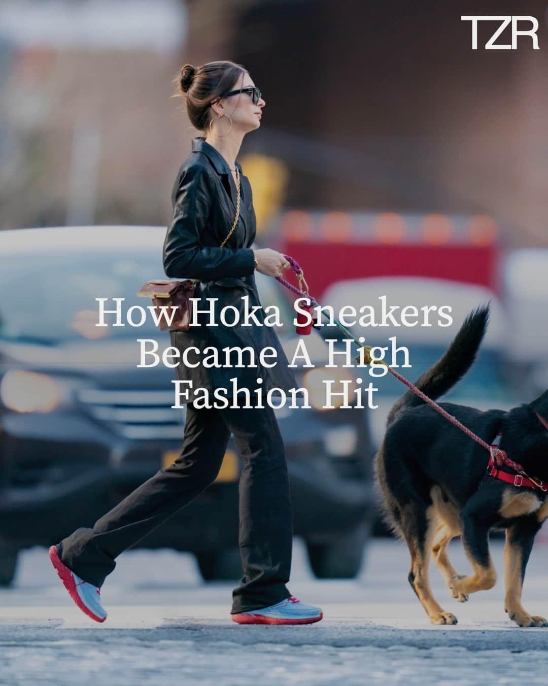 The Zoe Reportのインスタグラム：「⁠Fashion was hardly top of mind for the @hoka team when the company launched in 2009, but fans and collaborators quickly took note of the trainers’ potential as style staple⁠. Over the last few years, Hoka has courted partnerships with wide range of brands, from hip sneaker shop Bodega to free-spirited mega-chain Free People. The label has also served as the footwear of choice on plenty of New York runways for edgy, downtown-cool favorites, like Collina Strada, Batsheva, and PH5.⁠ ⁠ At the link in our bio, @aemiliafay breaks down the rise of Hokas among the fashion set. ⁠ ⁠ 📷: Getty」