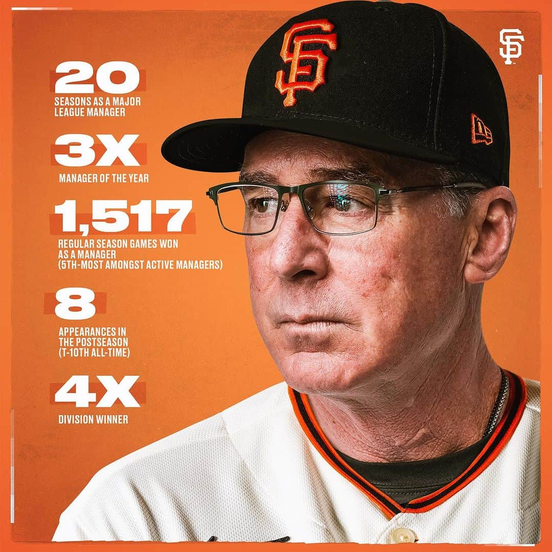 サンフランシスコ・ジャイアンツさんのインスタグラム写真 - (サンフランシスコ・ジャイアンツInstagram)「OFFICIAL: Bob Melvin has been named Manager of the #SFGiants」10月25日 23時03分 - sfgiants