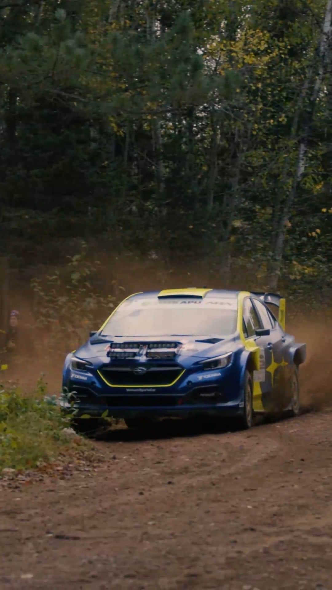 Subaru of Americaのインスタグラム：「With the 2023 ARA Championship locked up, @brandonsemenuk and @keatonwilliams_ aim to make it a perfect season at the 2023 Lake Superior Performance Rally, but the muddy conditions in Michigan pose a new challenge for the @subarumotorsportsusa team as they try to dial in a still-new rally car.   Click the link in our bio to watch the full episode and see how it all plays out.」