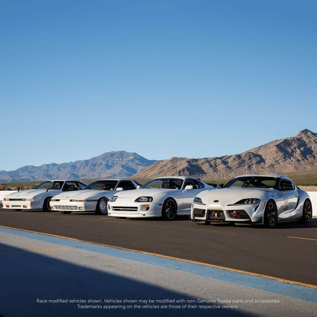 toyotausaさんのインスタグラム写真 - (toyotausaInstagram)「How about that ride in? Here's to another great year of @suprasinvegas, celebrating #Supra and the unmatched legacy of Toyota's driving lineage. 📸: @larry_chen_foto #GAZOORacing #LetsGoPlaces」10月25日 23時01分 - toyotausa