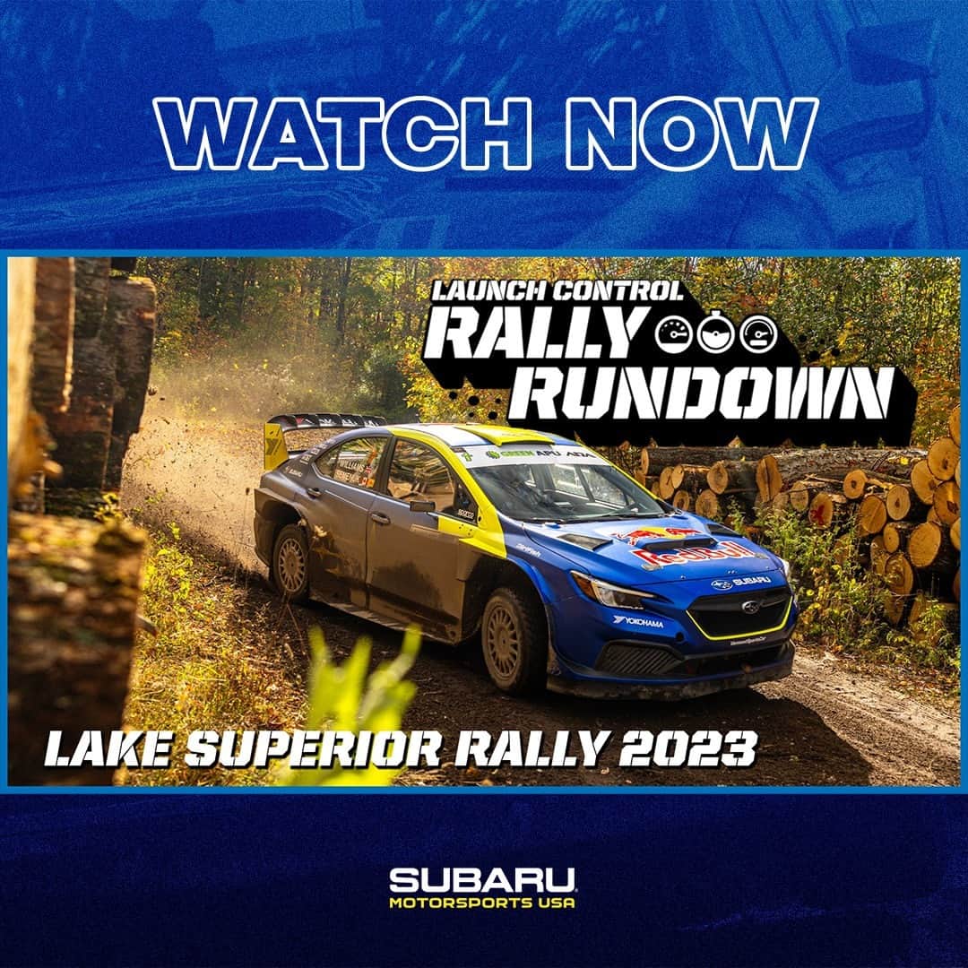 Subaru Rally Team USAさんのインスタグラム写真 - (Subaru Rally Team USAInstagram)「With the championship locked up, @BrandonSemenuk and @KeatonWilliams_ aim to make it a perfect season at the 2023 Lake Superior Performance Rally. With the new rally car still in development, the muddy conditions in Michigan pose a new challenge for the team as they try to dial in the setup.  Watch now: Link in bio  #subaru #launchcontrol #rally #motorsports #behindthescenes #youtube #docuseries #WRX #SubaruWRX」10月25日 23時01分 - subarumotorsportsusa